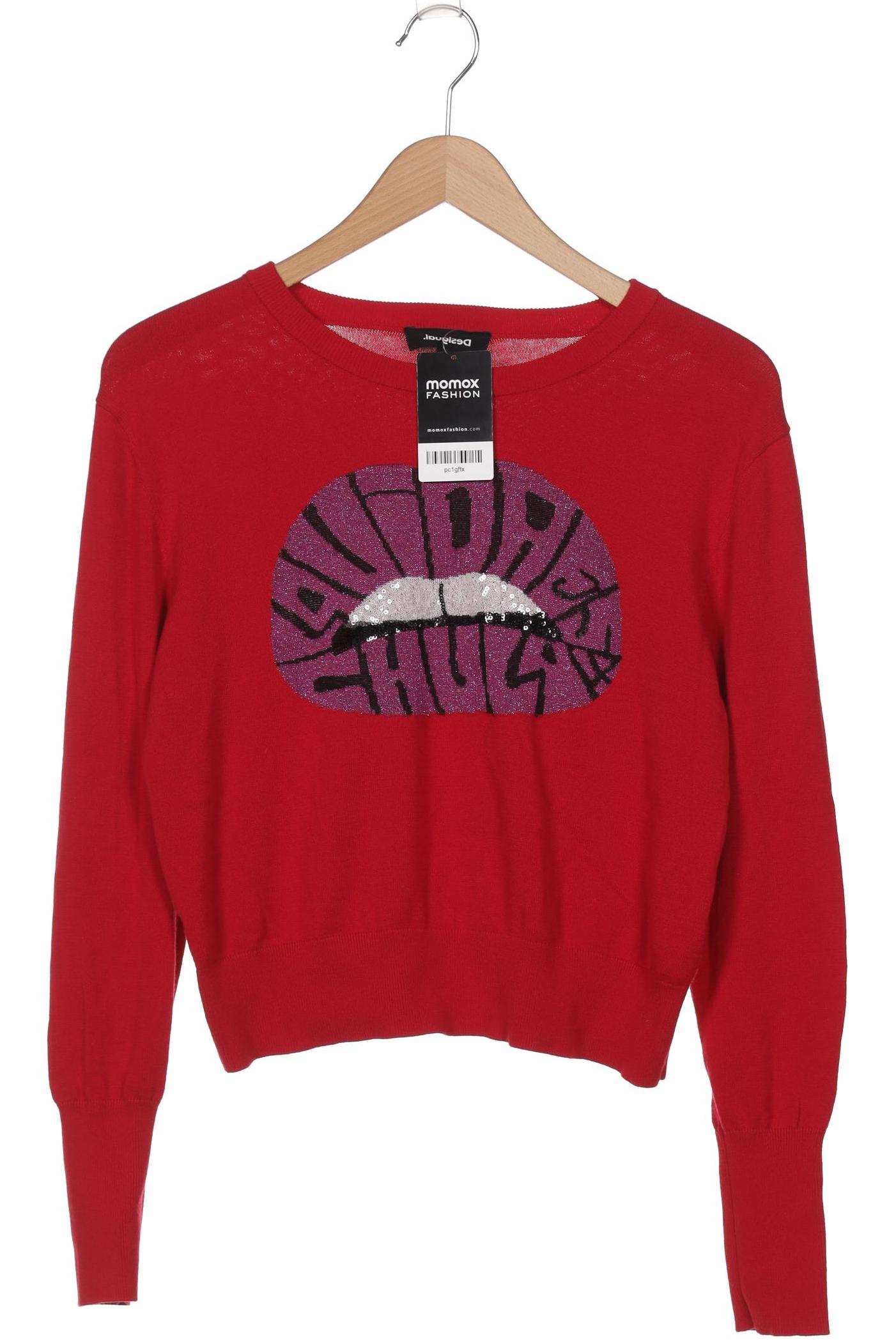 

Desigual Damen Pullover, rot, Gr. 42