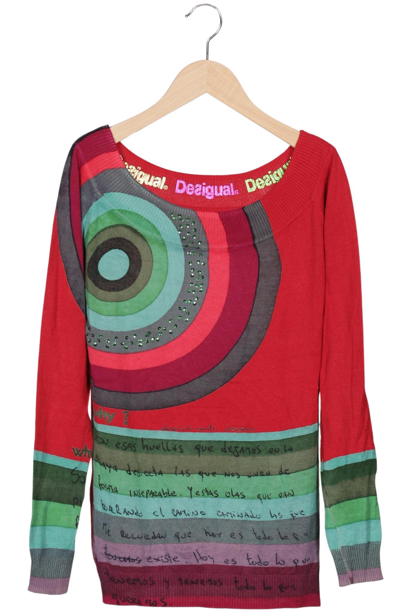 

Desigual Damen Pullover, rot, Gr. 38