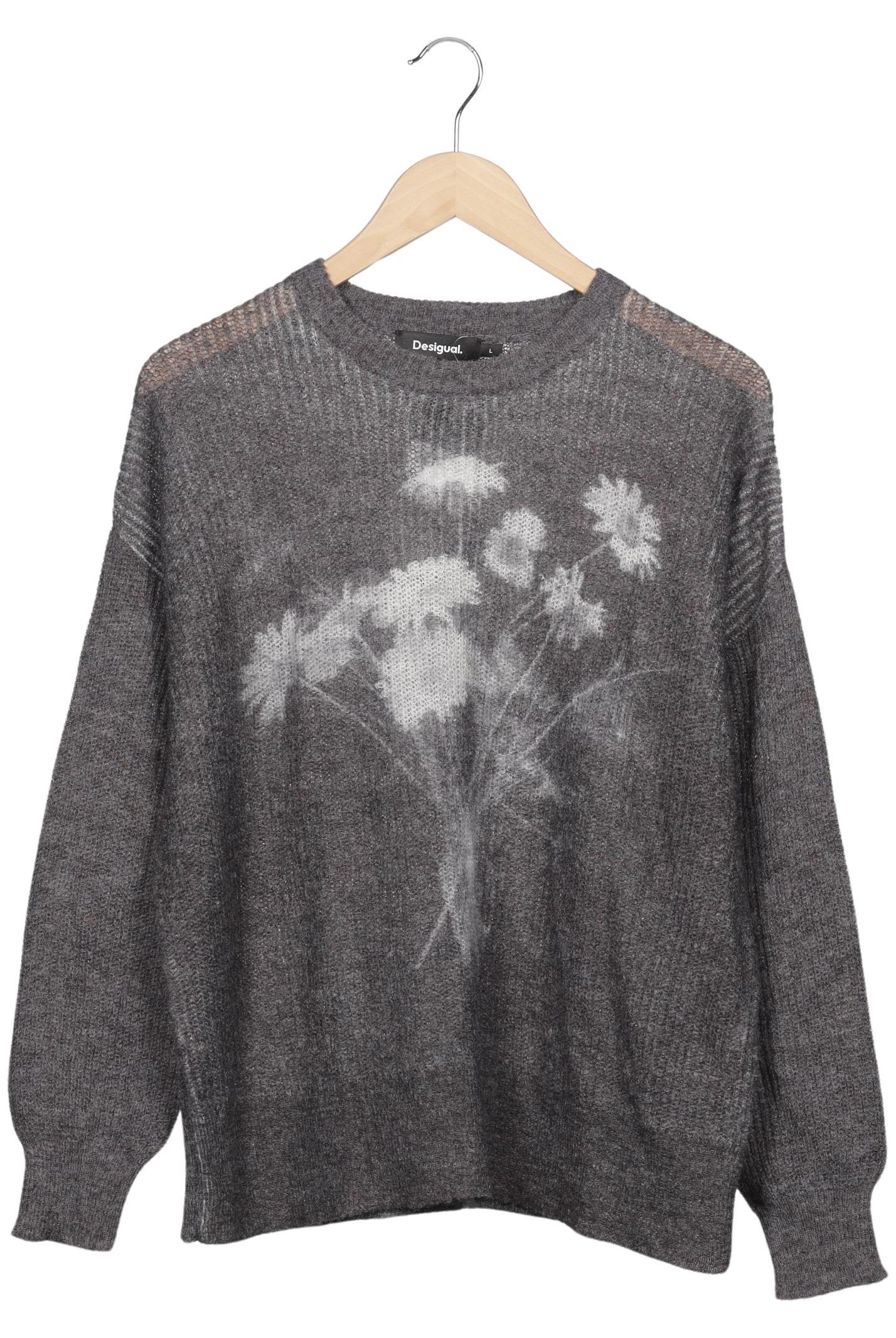 

Desigual Damen Pullover, grau, Gr. 42
