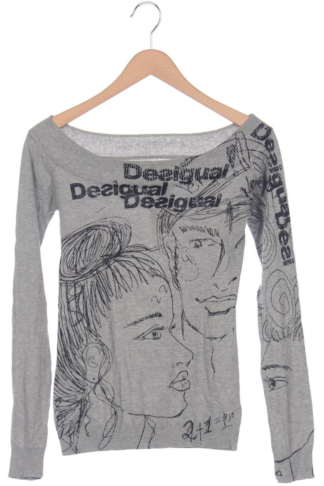 

Desigual Damen Pullover, grau, Gr. 36