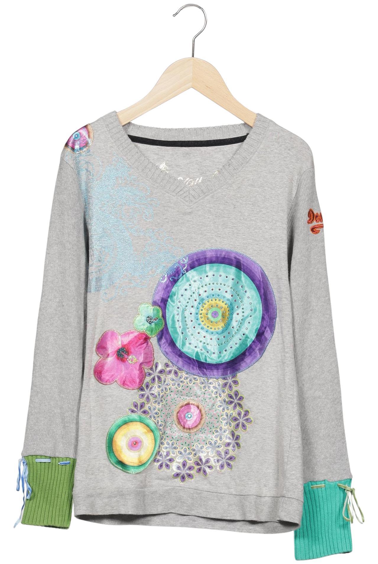 

Desigual Damen Pullover, grau, Gr. 36