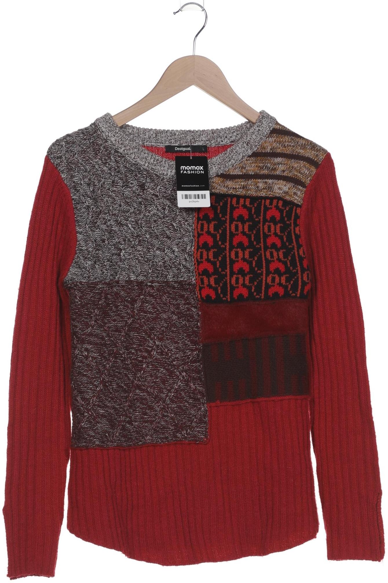 

Desigual Damen Pullover, rot, Gr. 42