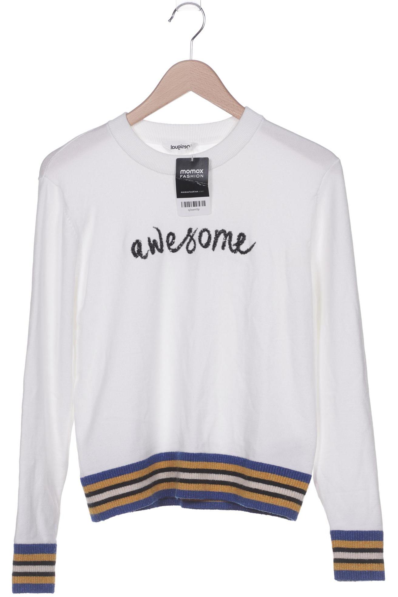 

Desigual Damen Pullover, weiß, Gr. 42