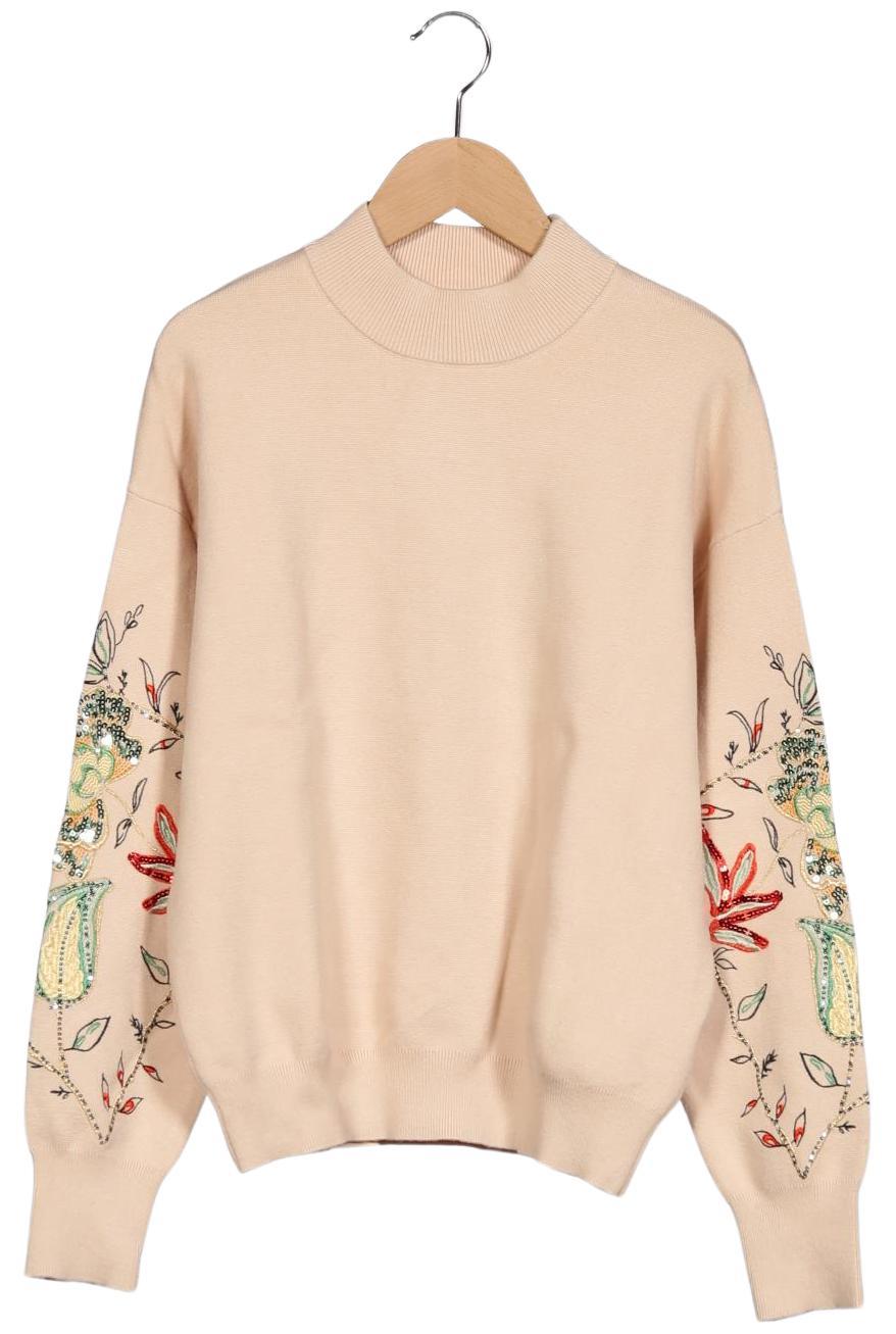 

Desigual Damen Pullover, beige, Gr. 38