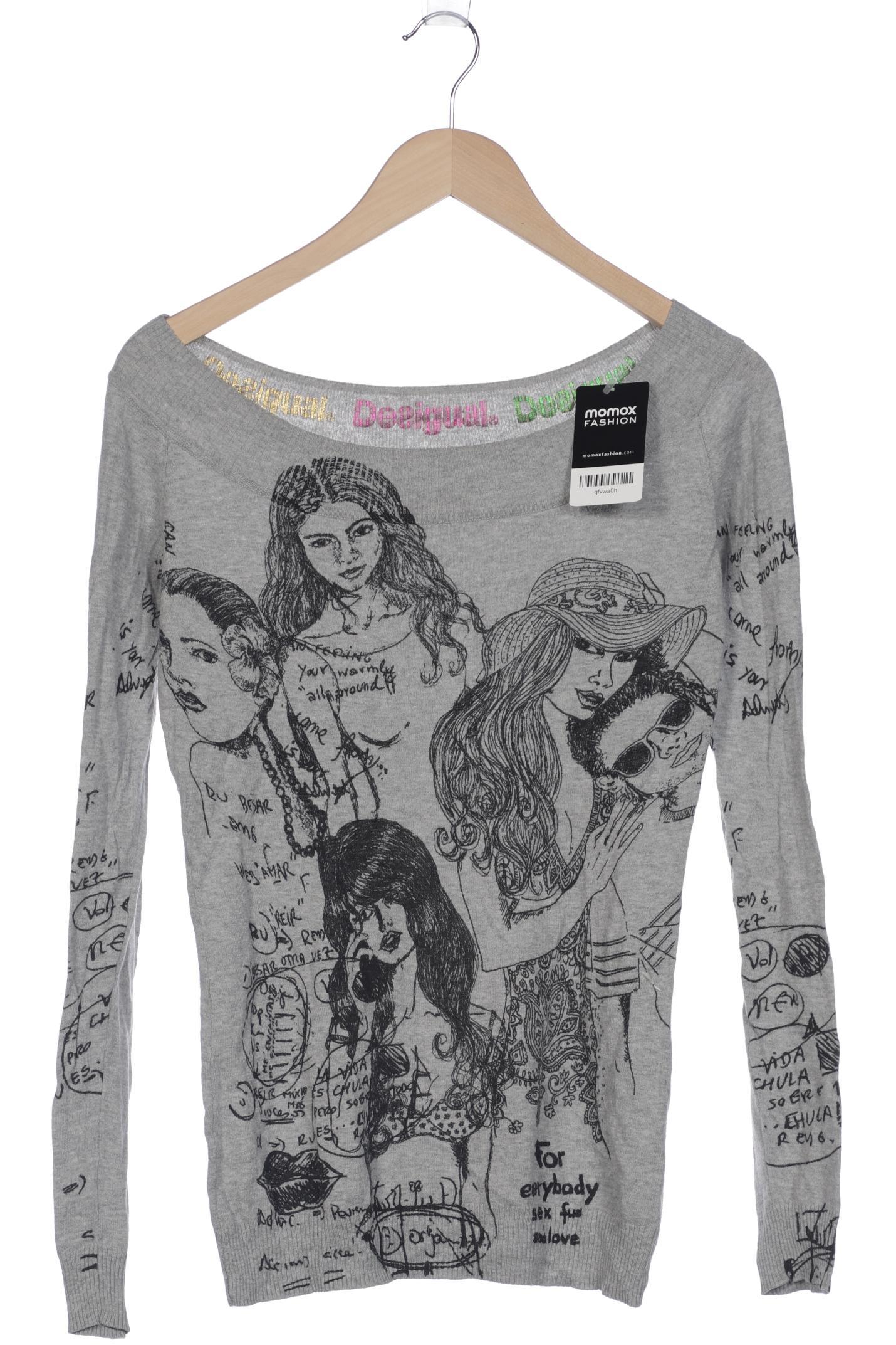

Desigual Damen Pullover, grau, Gr. 38