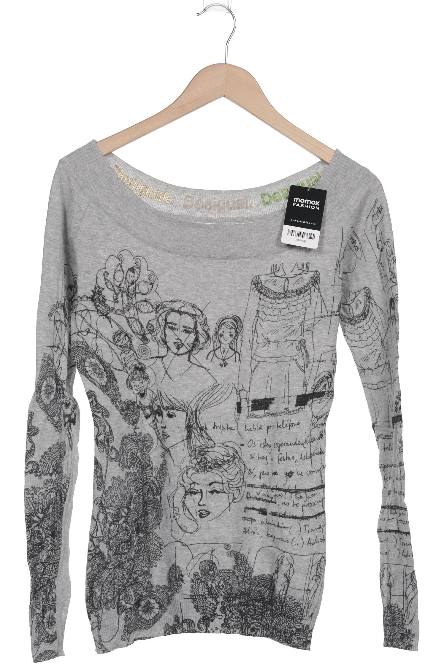 

Desigual Damen Pullover, grau, Gr. 38