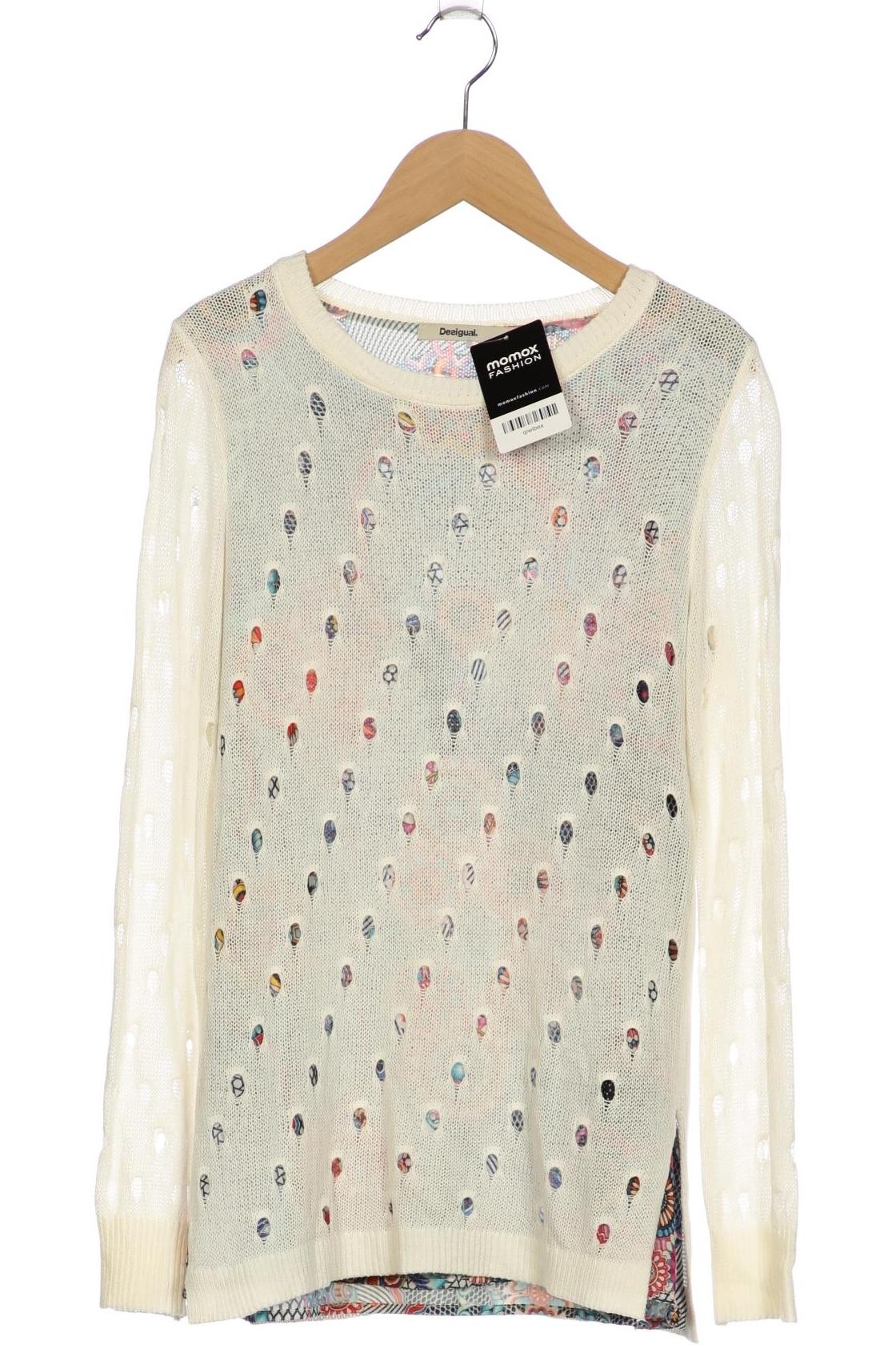 

Desigual Damen Pullover, weiß, Gr. 38
