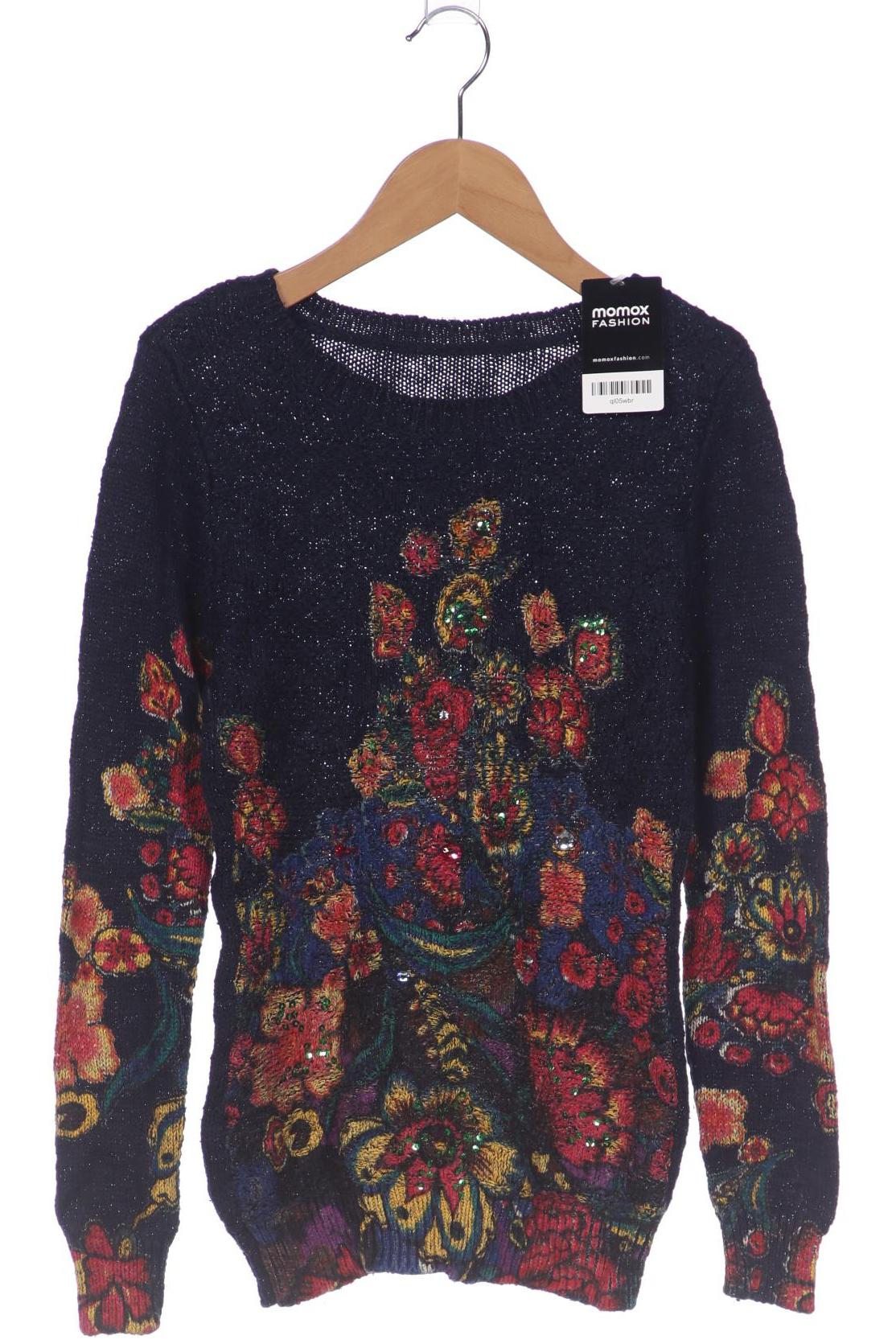 

Desigual Damen Pullover, marineblau, Gr. 34