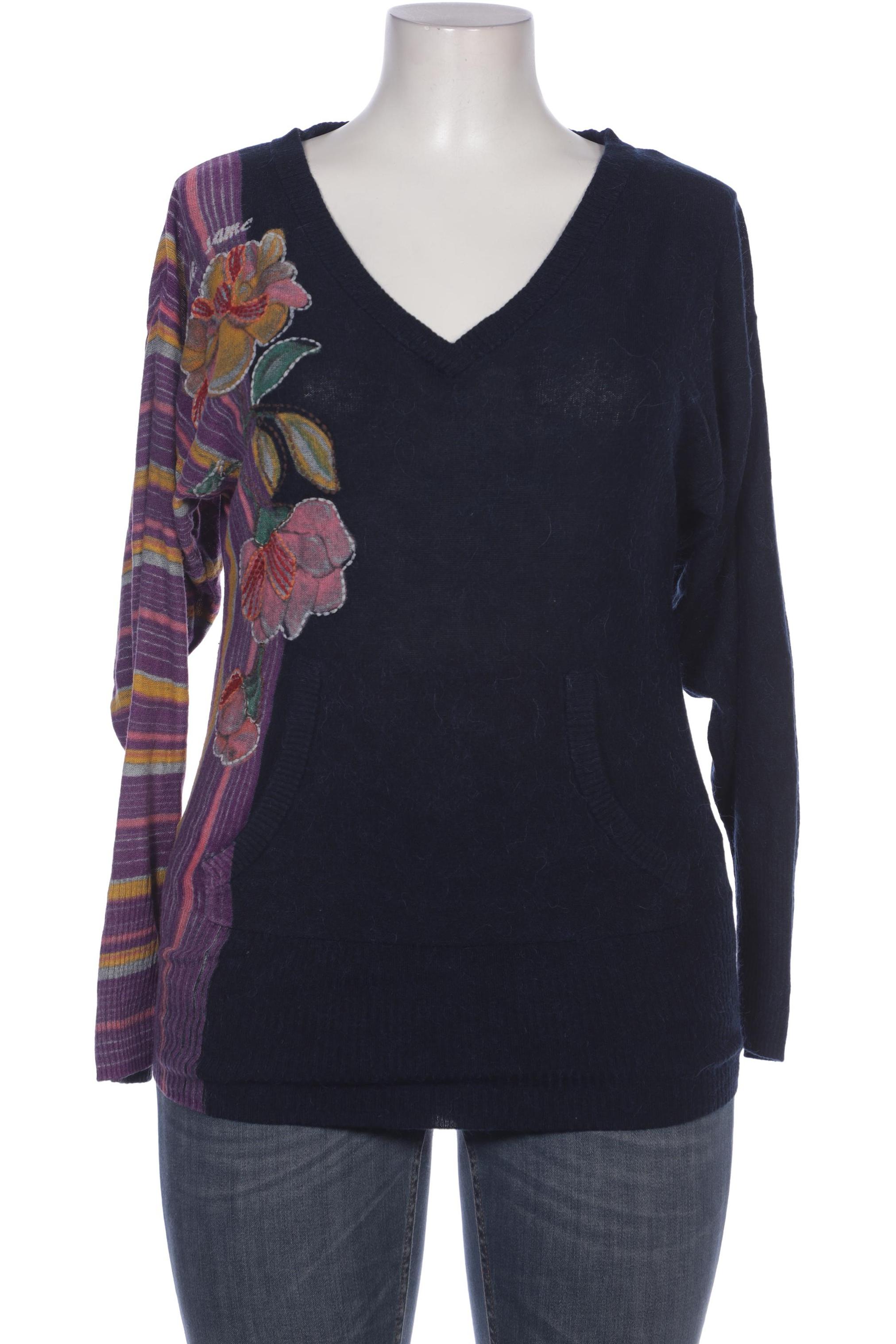 

Desigual Damen Pullover, marineblau, Gr. 42