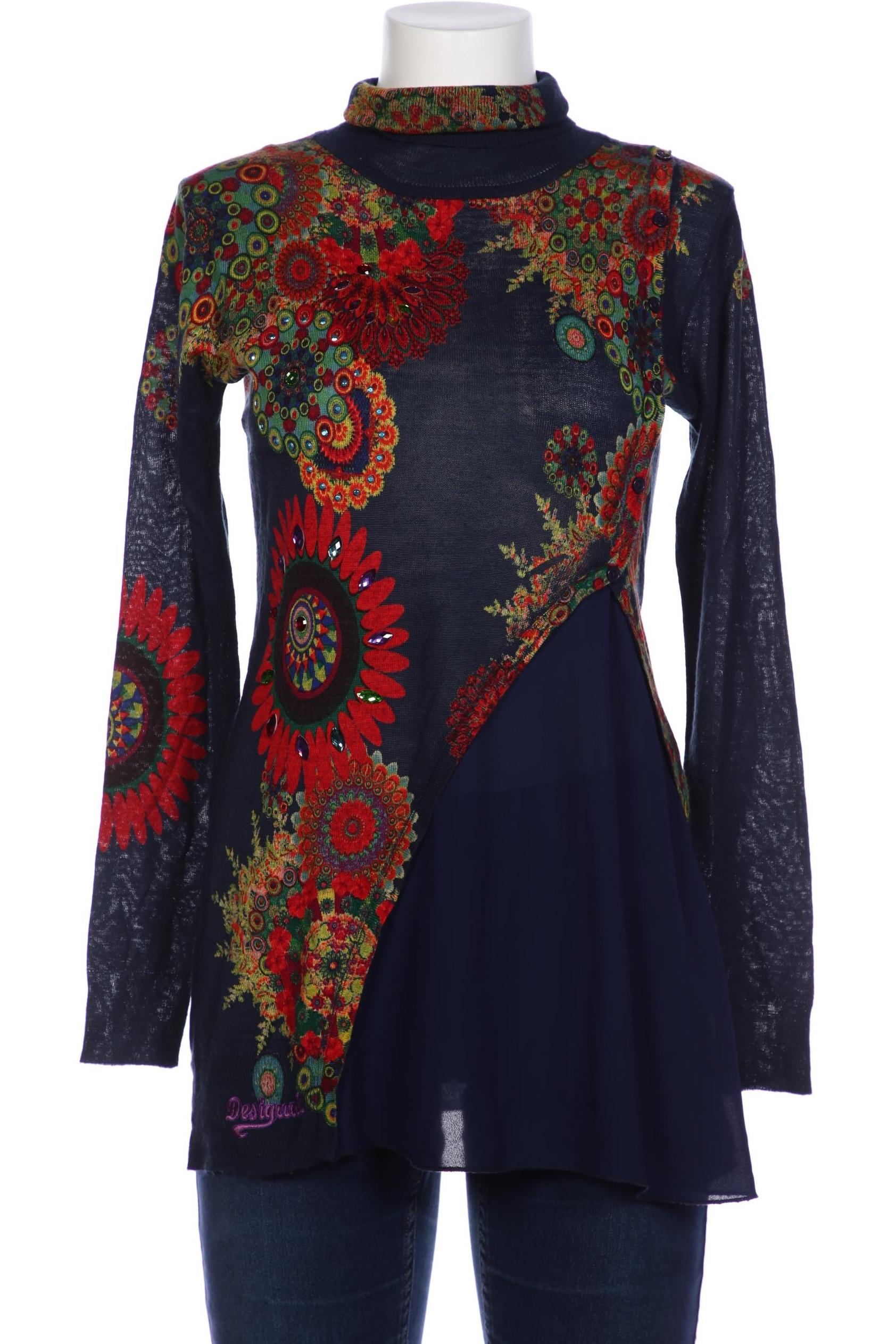 

Desigual Damen Pullover, marineblau, Gr. 42