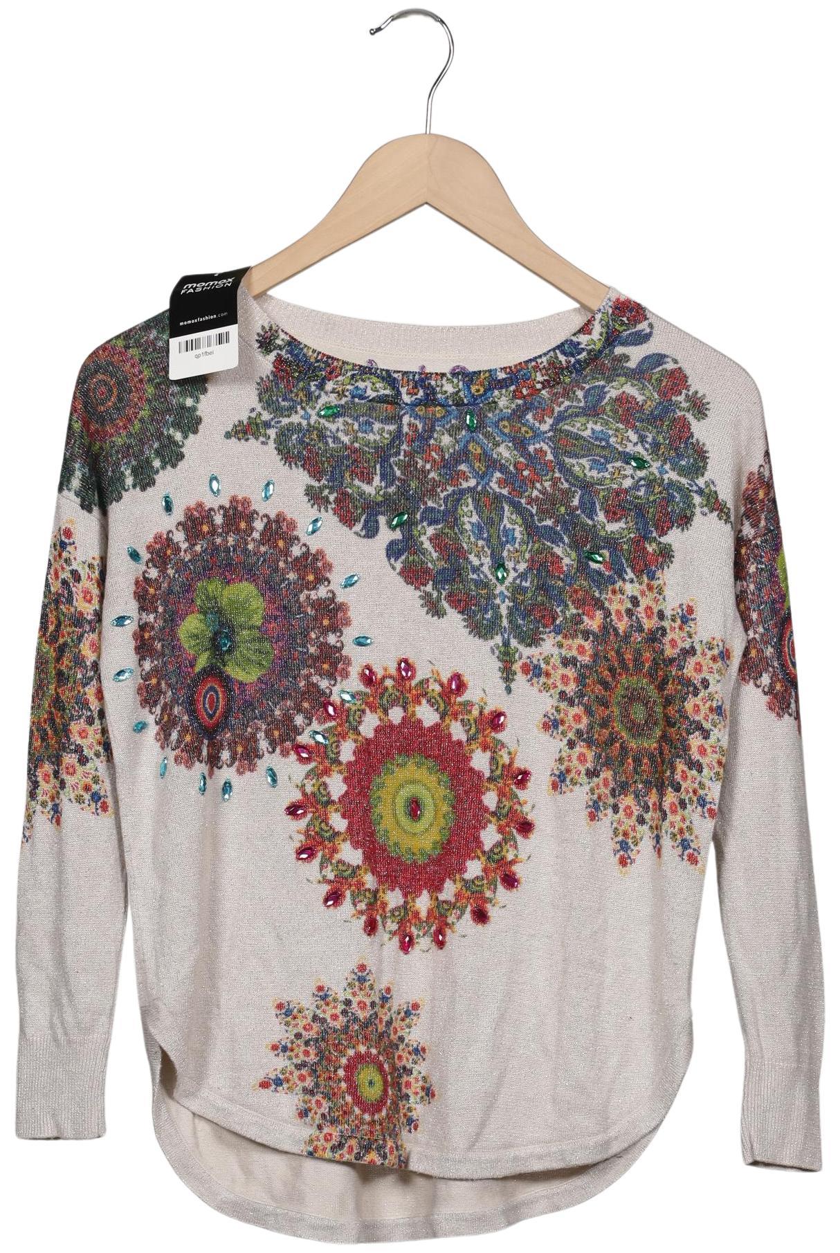 

Desigual Damen Pullover, beige, Gr. 38