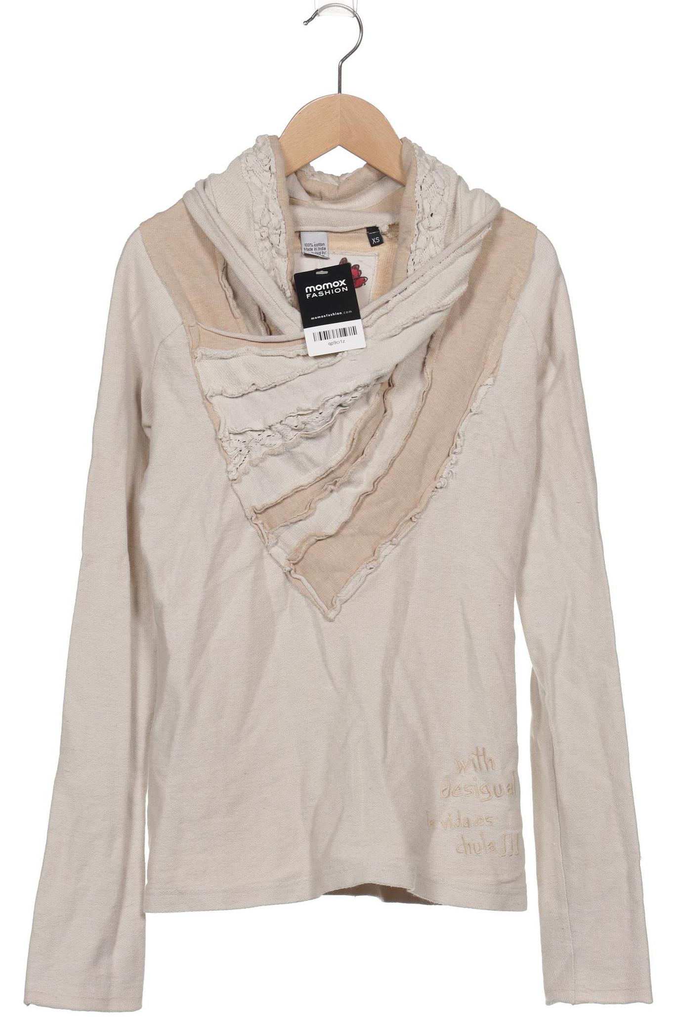 

Desigual Damen Pullover, beige, Gr. 34