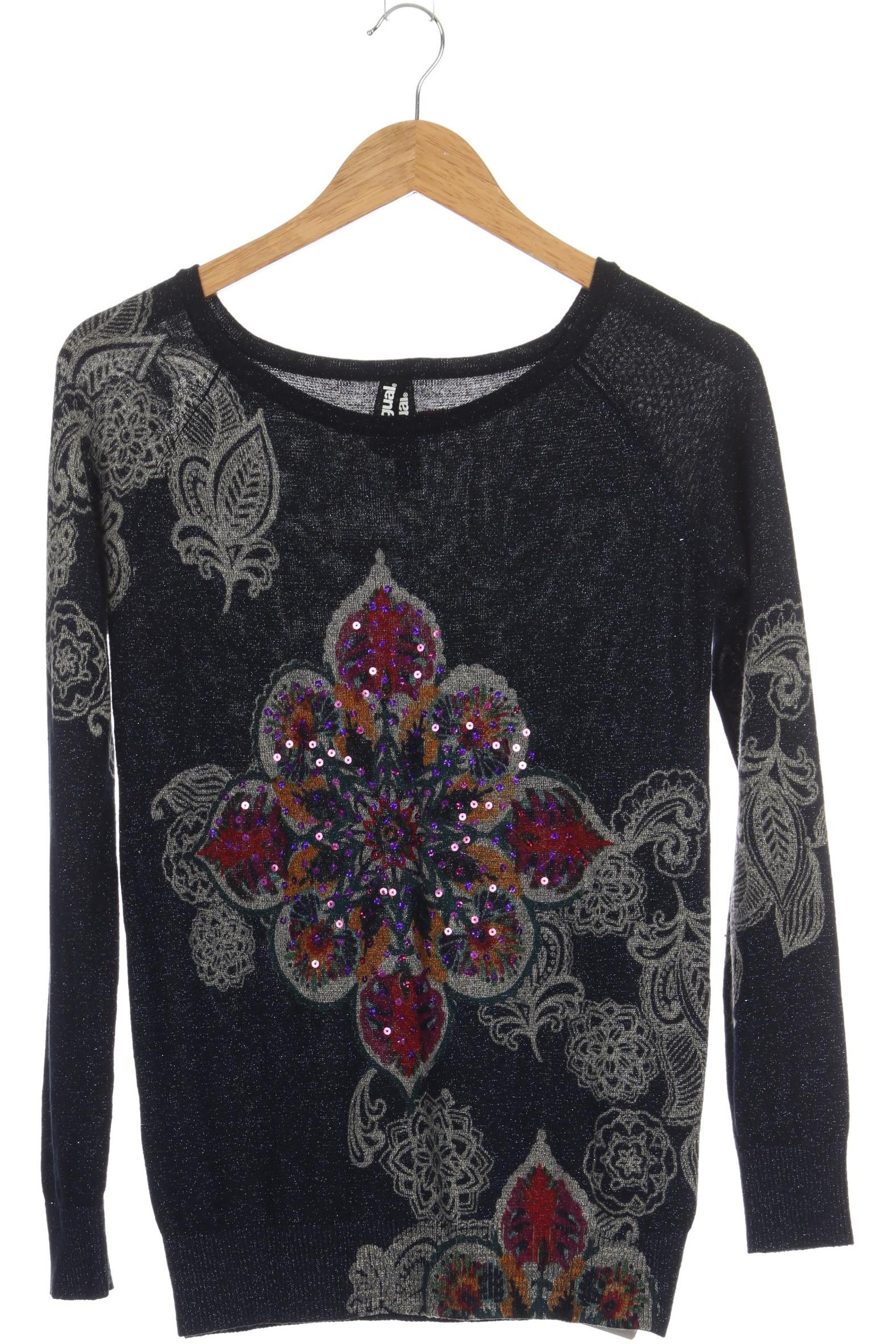 

Desigual Damen Pullover, blau, Gr. 42