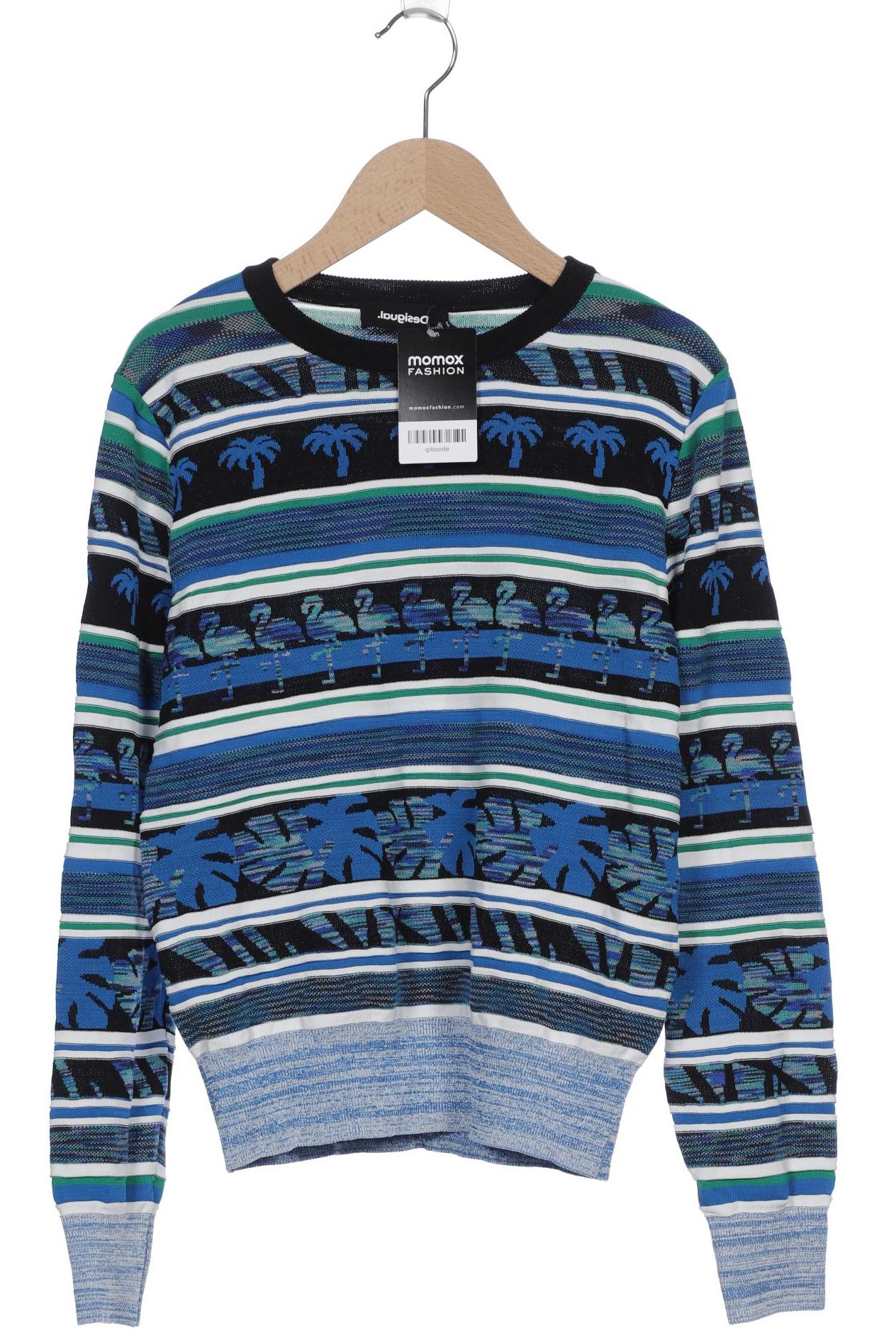 

Desigual Damen Pullover, blau, Gr. 38