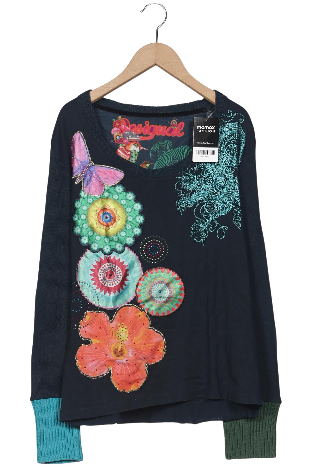 

Desigual Damen Pullover, marineblau, Gr. 44