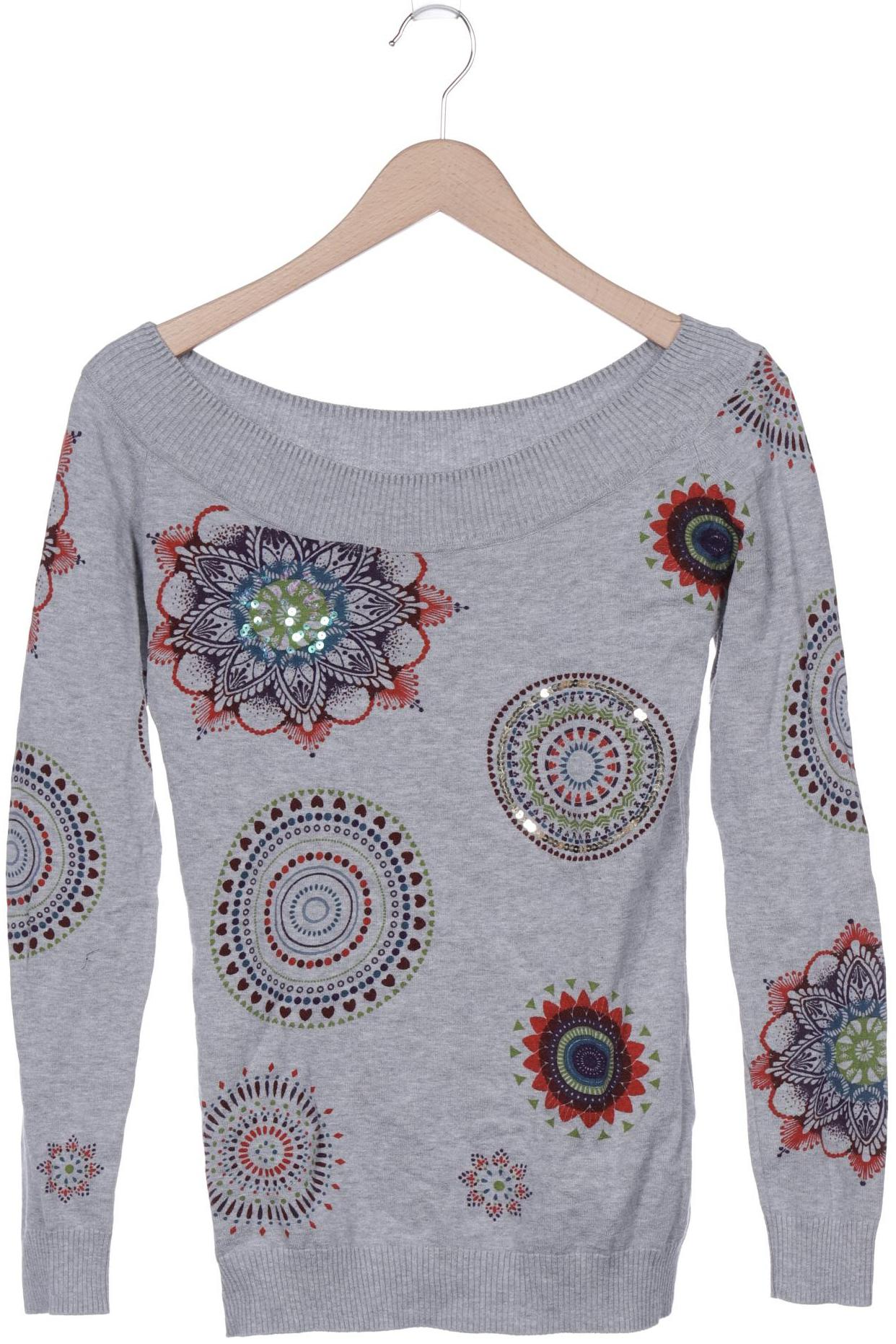 

Desigual Damen Pullover, grau, Gr. 42