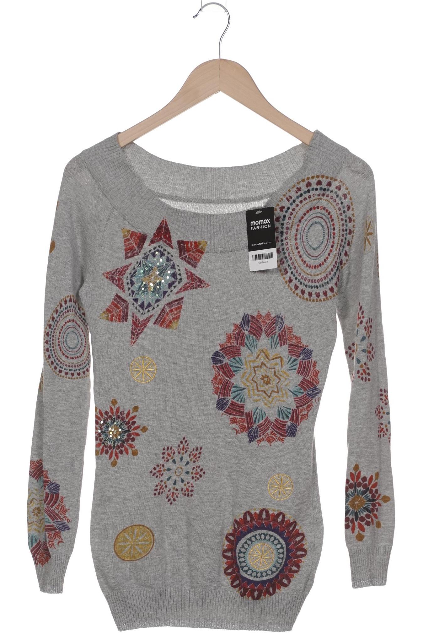 

Desigual Damen Pullover, grau, Gr. 34