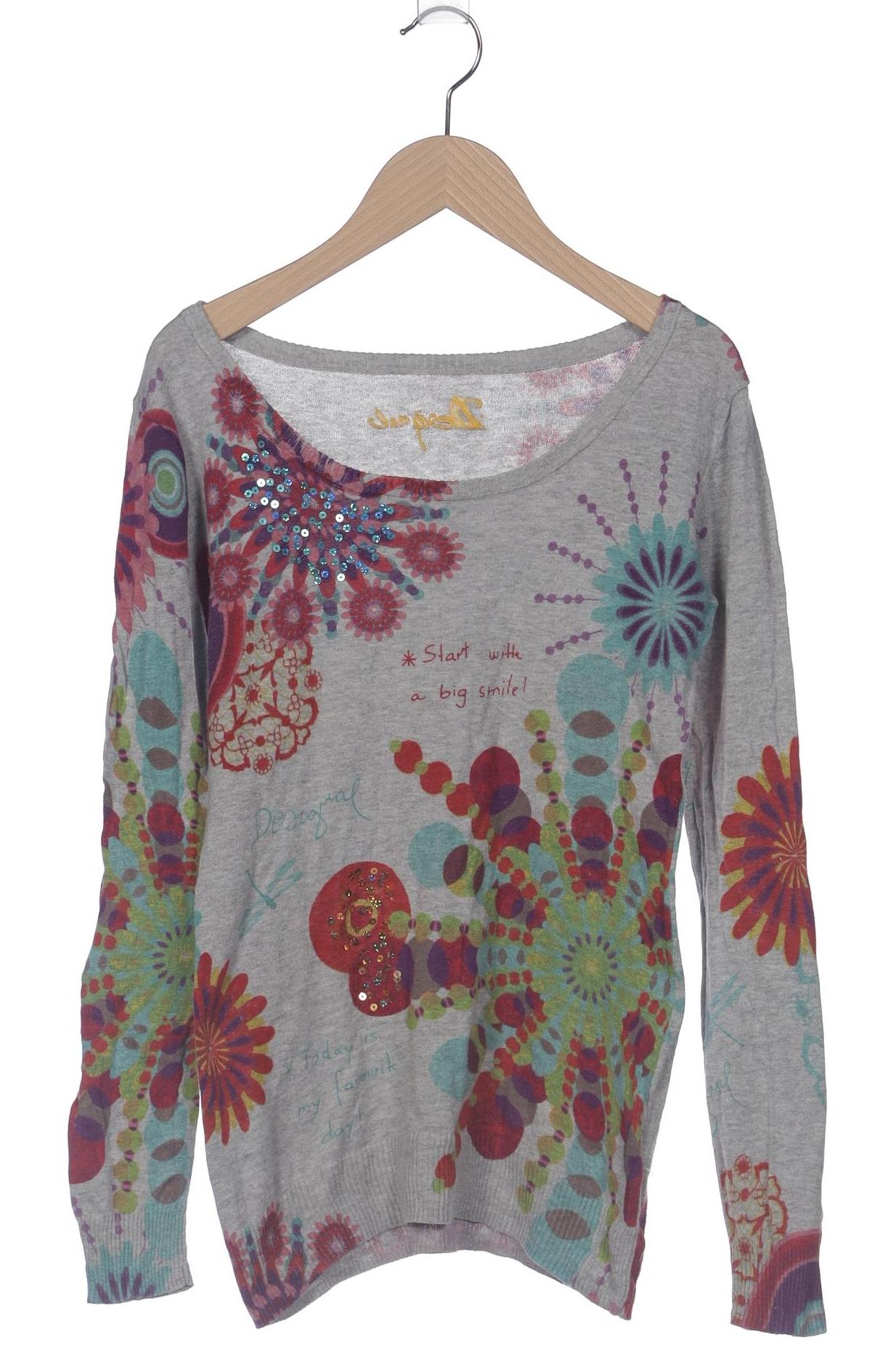 

Desigual Damen Pullover, grau, Gr. 36