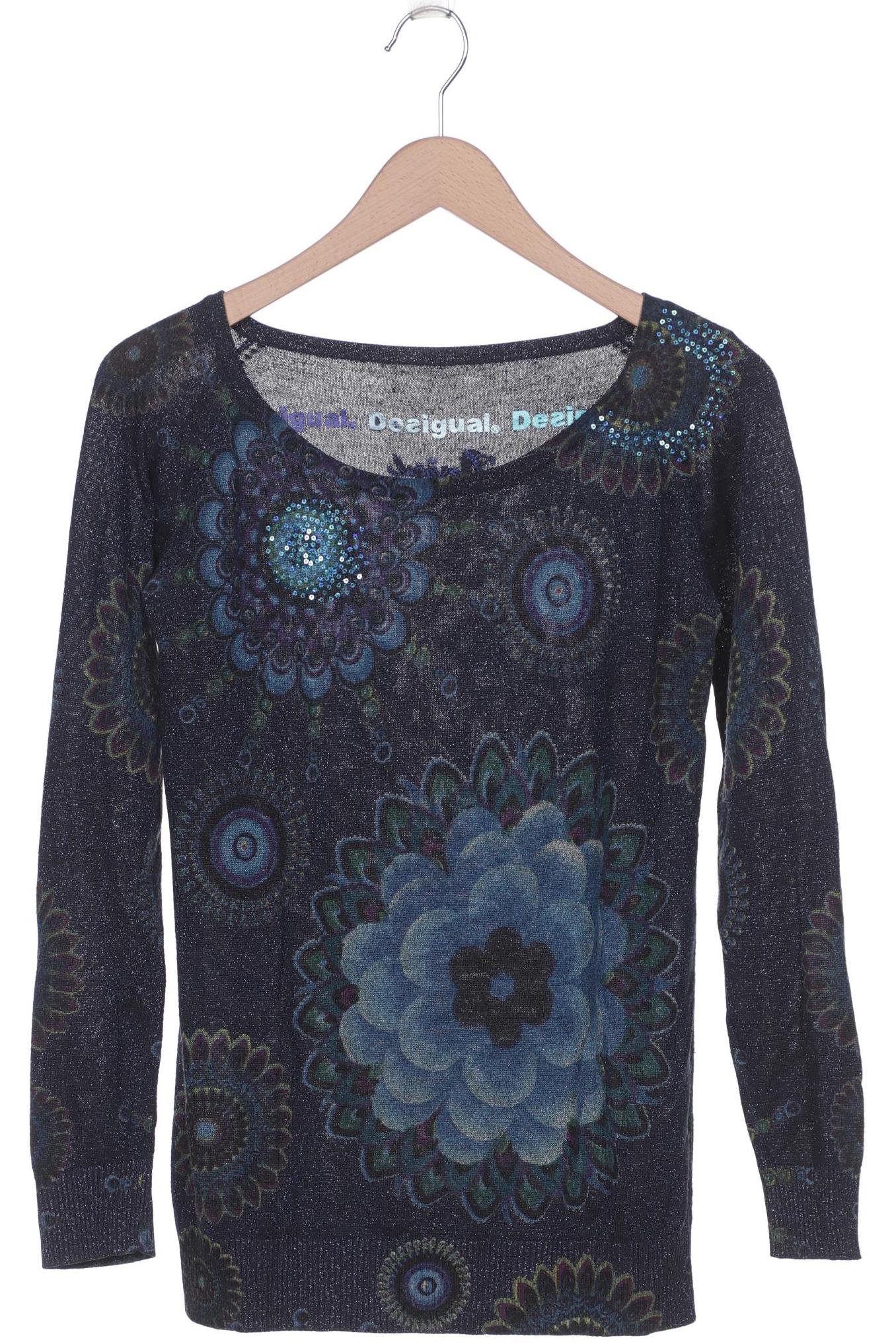 

Desigual Damen Pullover, marineblau, Gr. 42