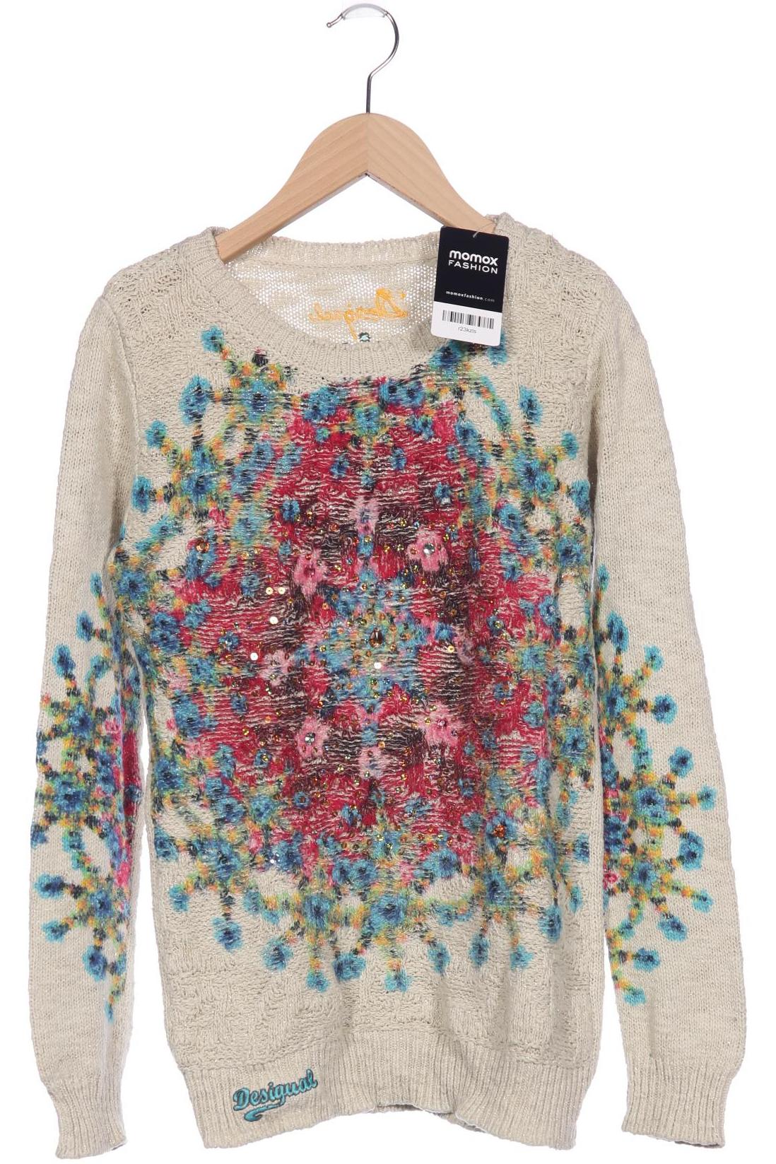 

Desigual Damen Pullover, beige, Gr. 36