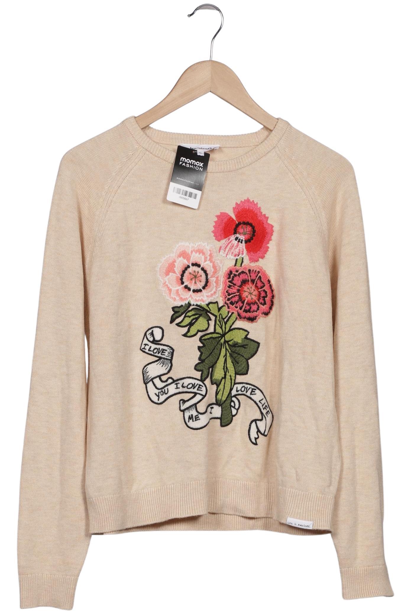 

Desigual Damen Pullover, beige, Gr. 44