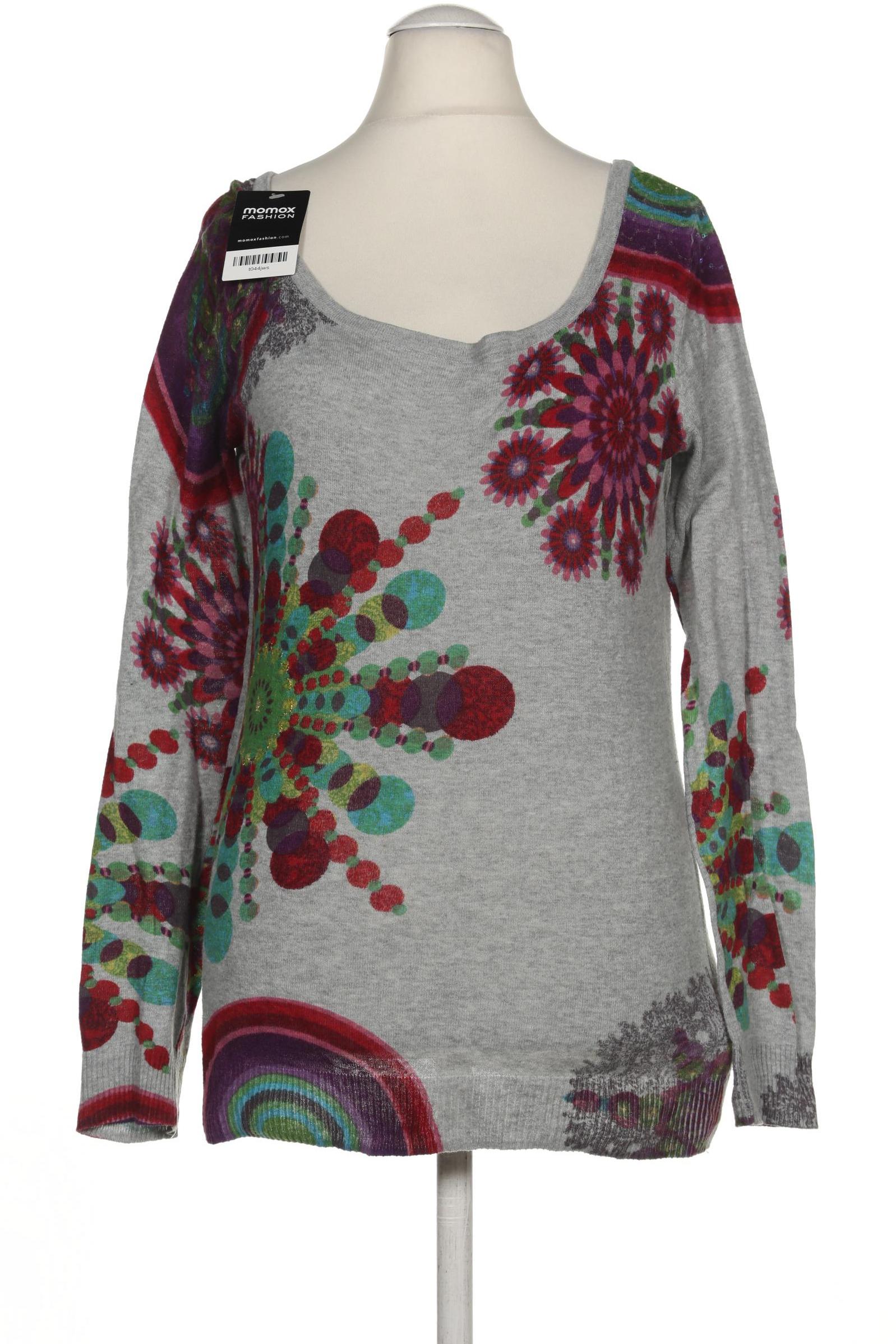 

Desigual Damen Pullover, grau, Gr. 38