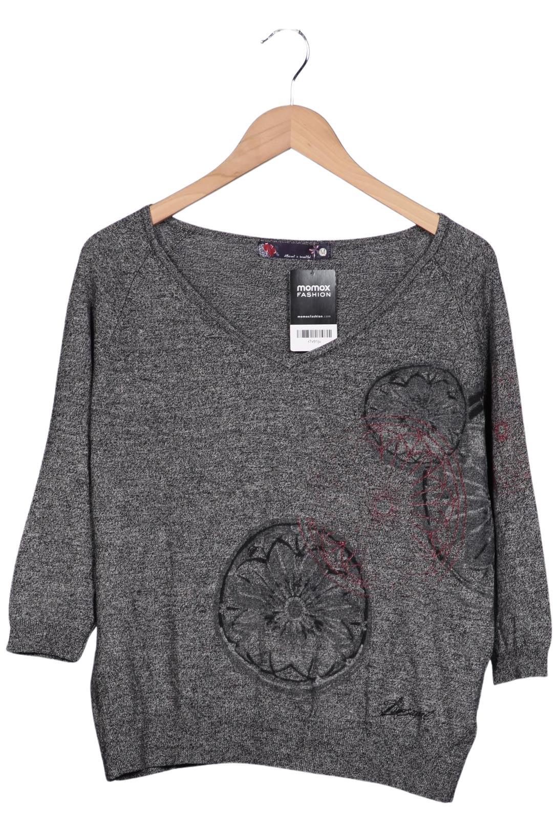 

Desigual Damen Pullover, grau, Gr. 38