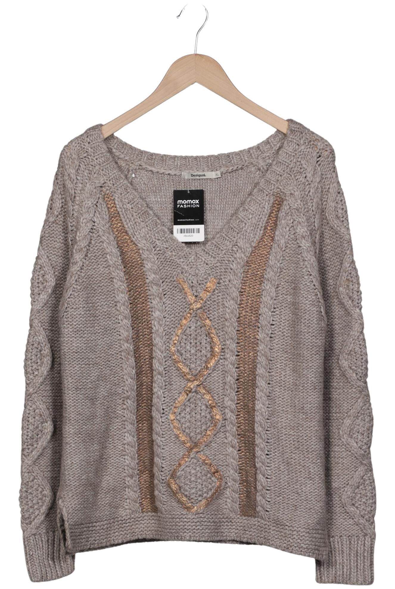 

Desigual Damen Pullover, beige, Gr. 44
