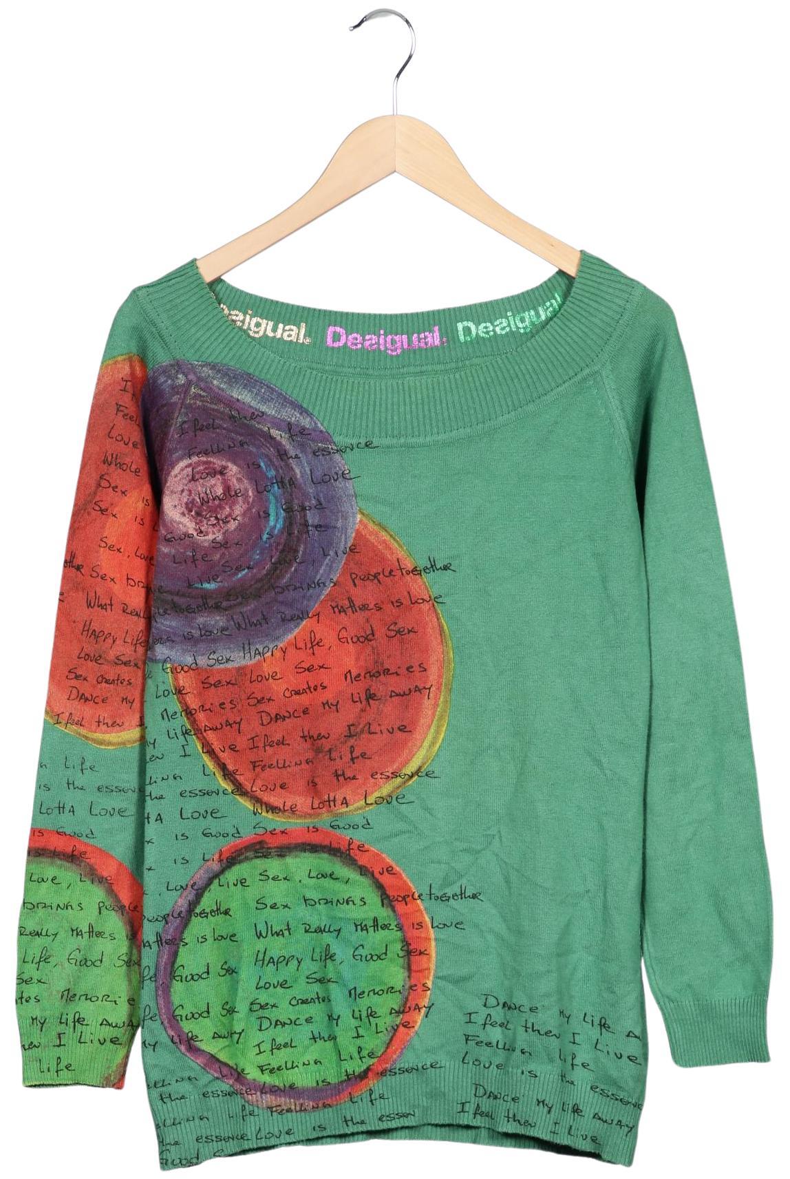 

Desigual Damen Pullover, grün, Gr. 44