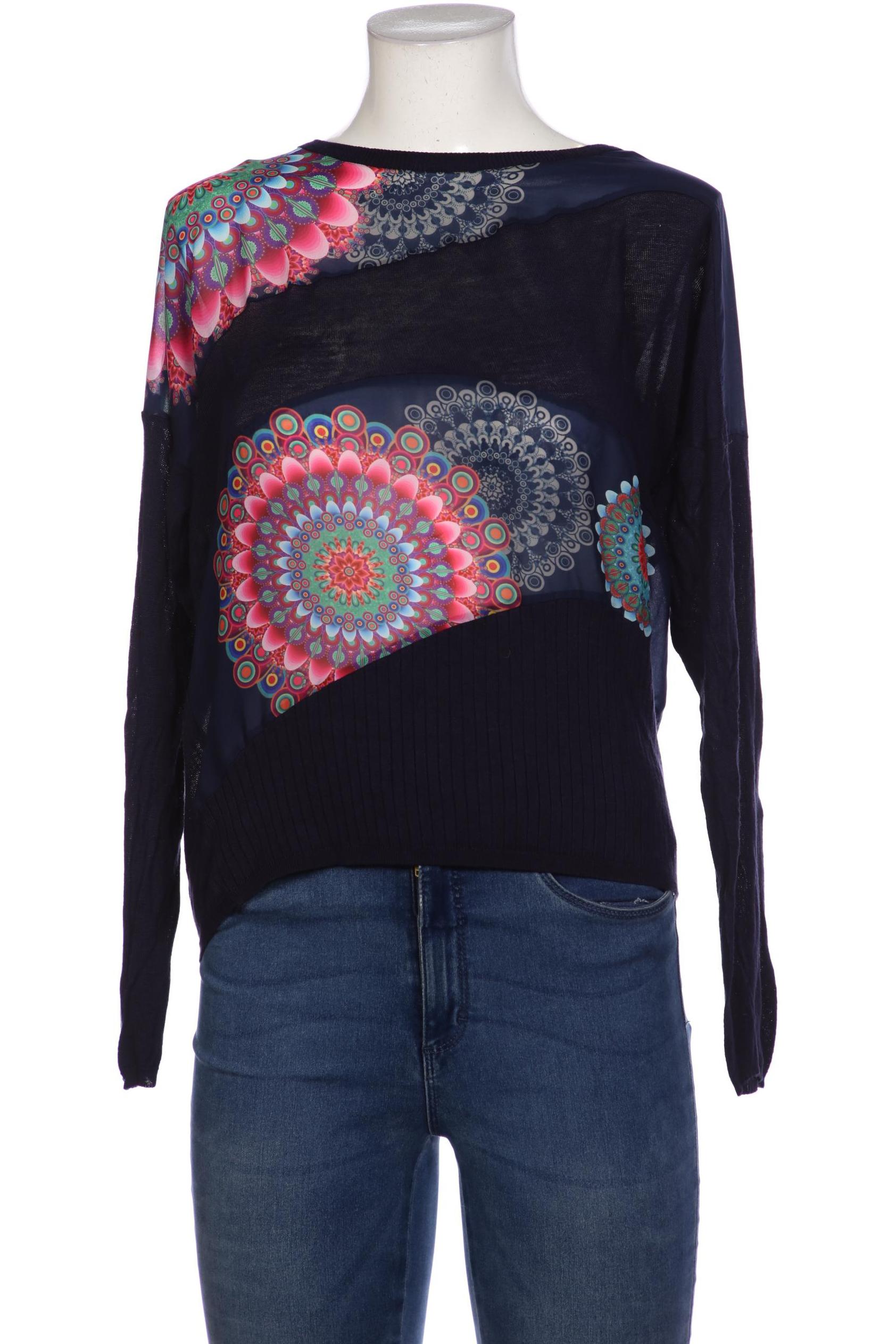 

Desigual Damen Pullover, marineblau, Gr. 44
