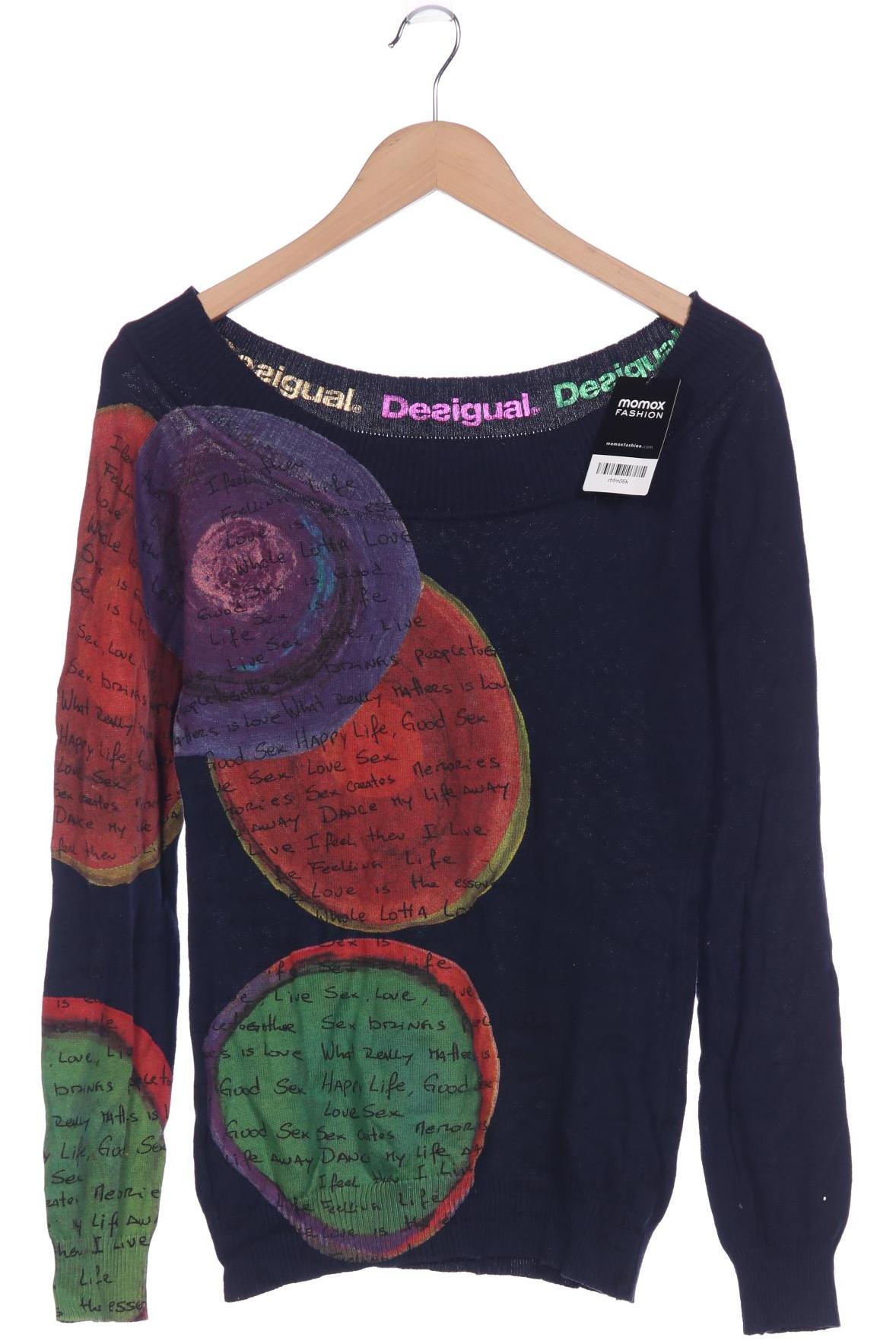 

Desigual Damen Pullover, marineblau, Gr. 36