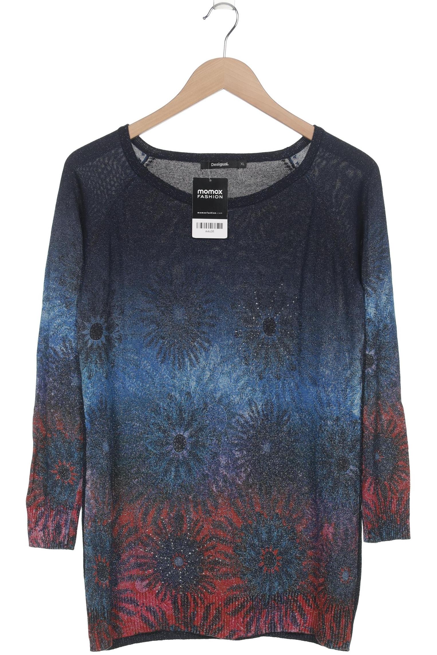 

Desigual Damen Pullover, marineblau, Gr. 44