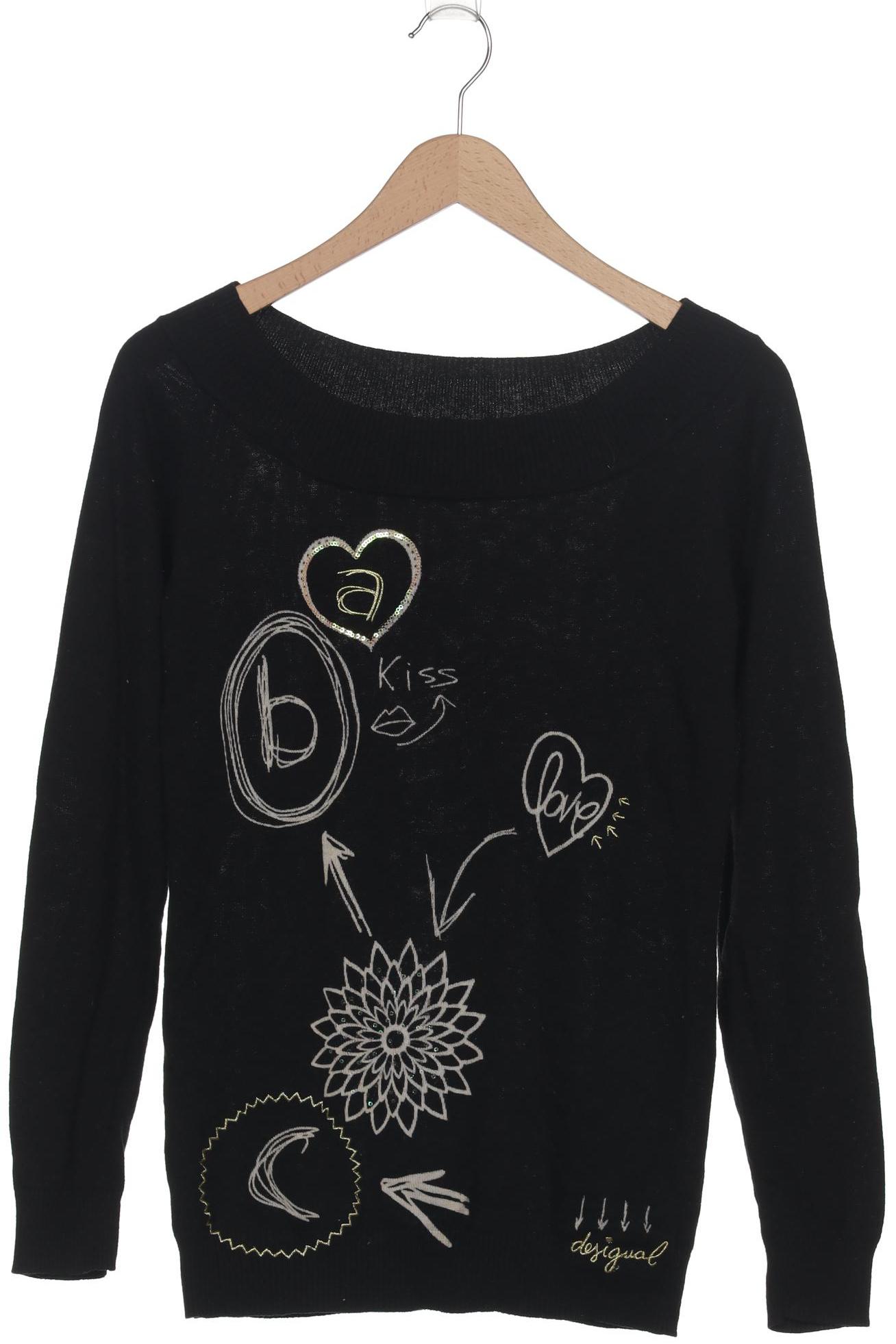 

Desigual Damen Pullover, schwarz, Gr. 42