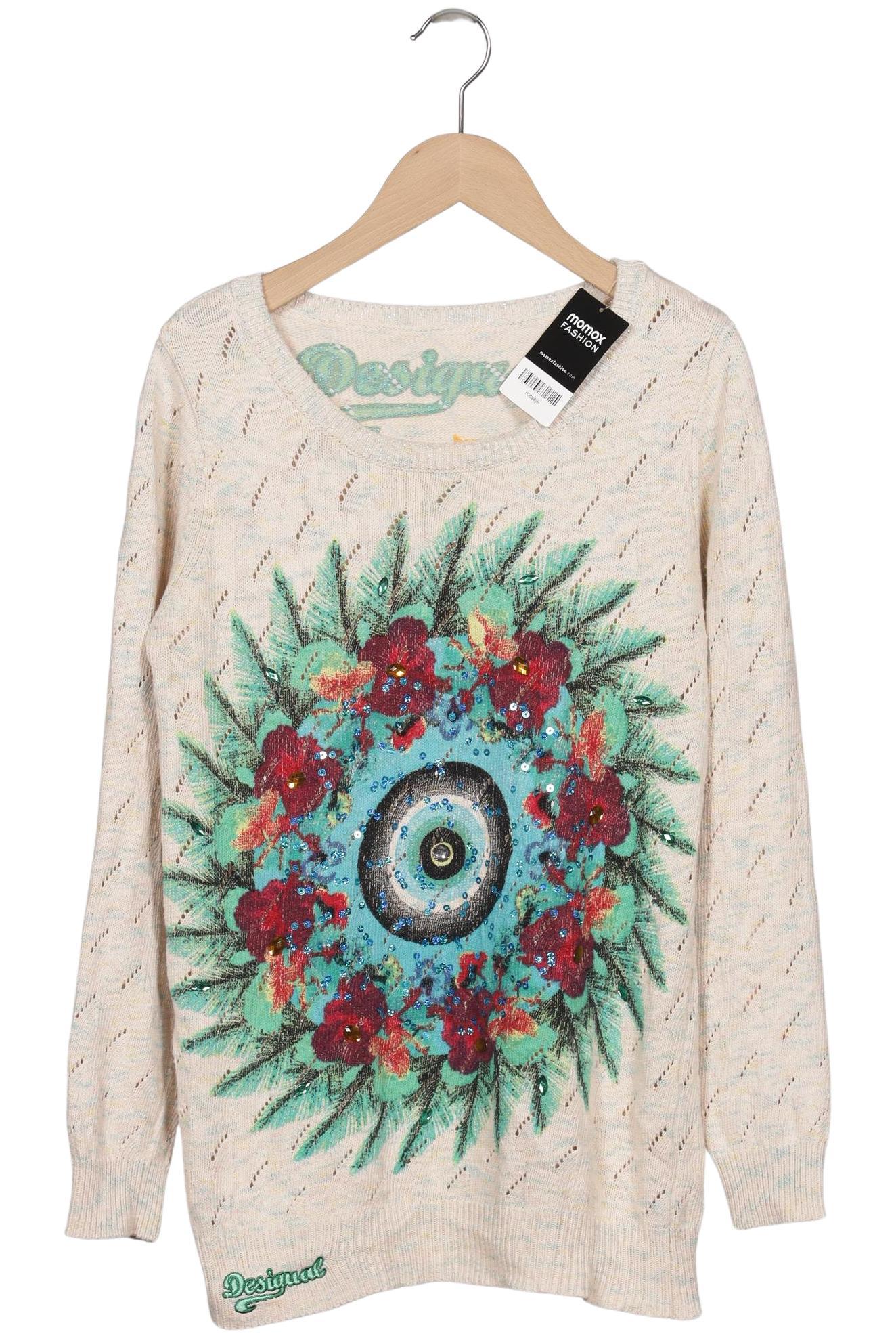 

Desigual Damen Pullover, beige, Gr. 42