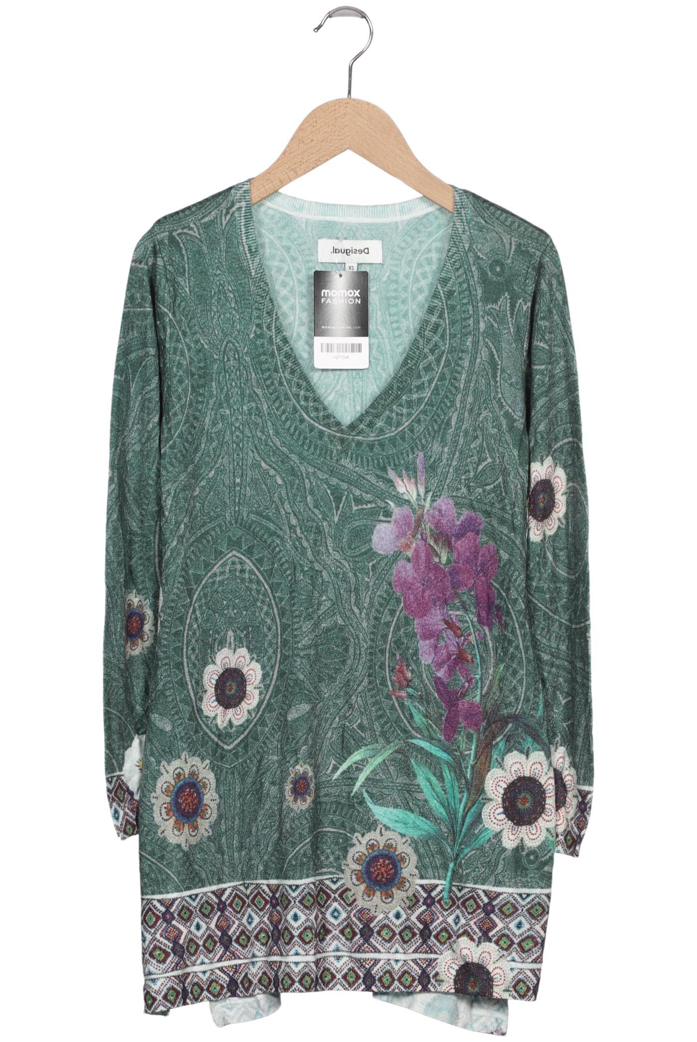 

Desigual Damen Pullover, grün, Gr. 34
