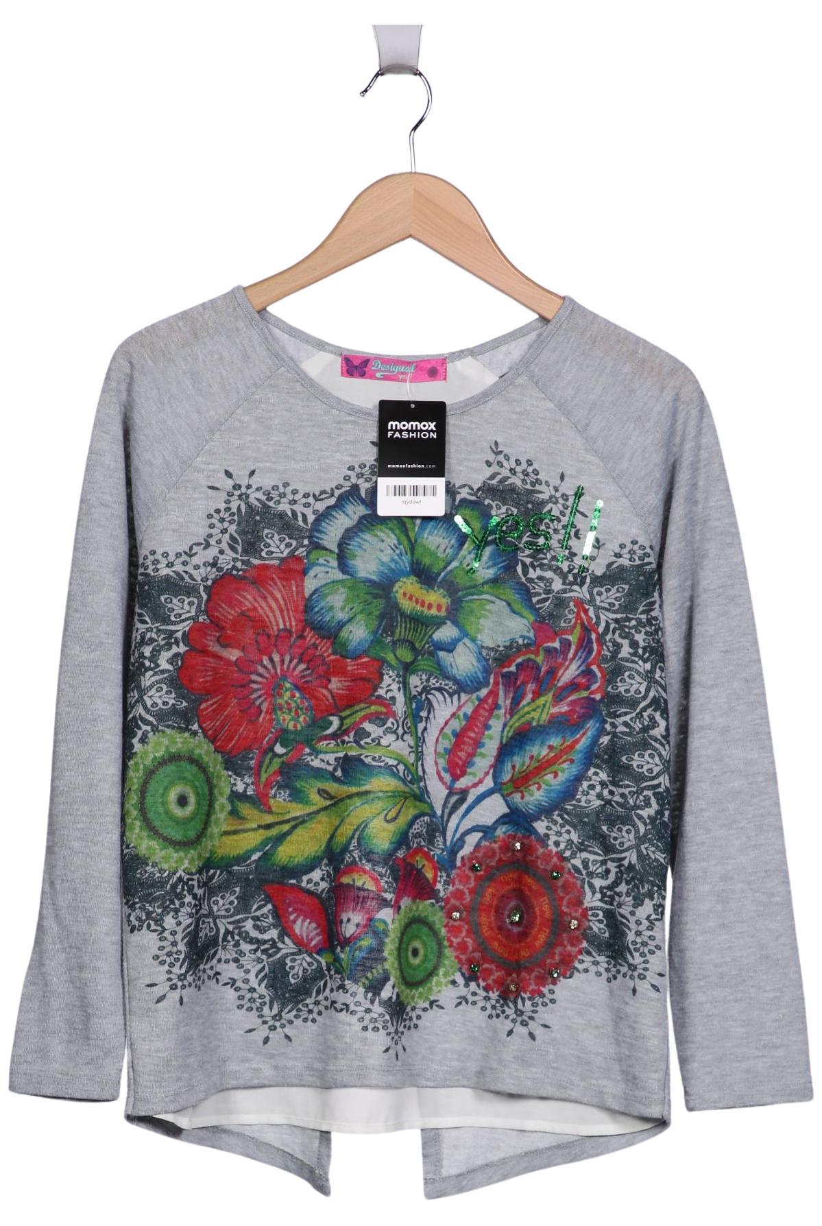 

Desigual Damen Pullover, grau, Gr. 38