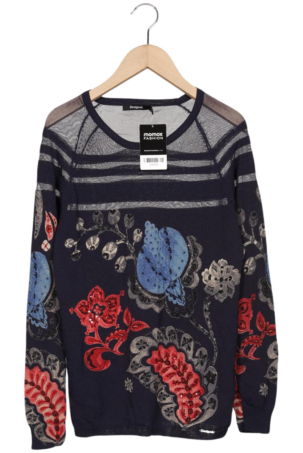 

Desigual Damen Pullover, marineblau, Gr. 38