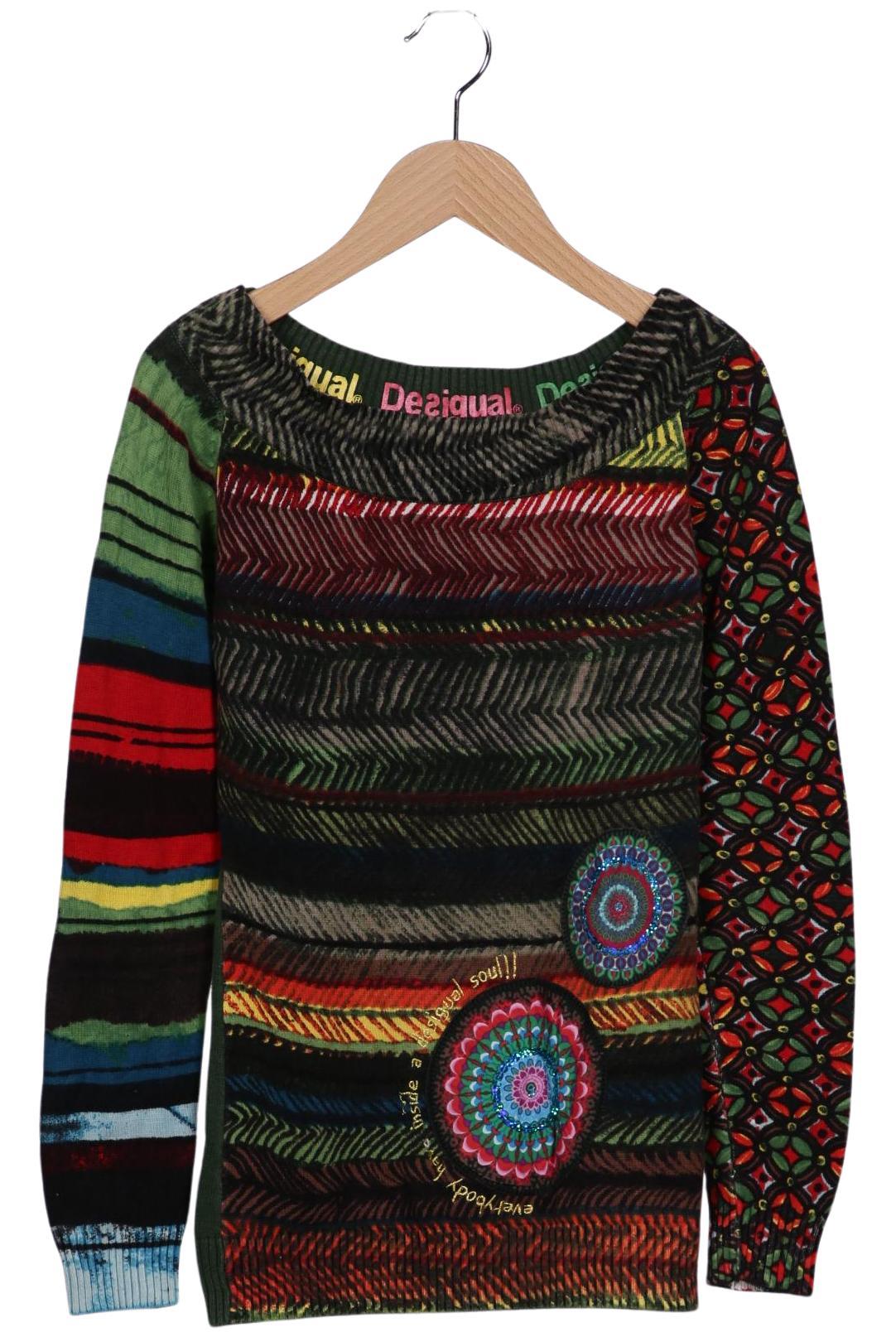 

Desigual Damen Pullover, grün, Gr. 36