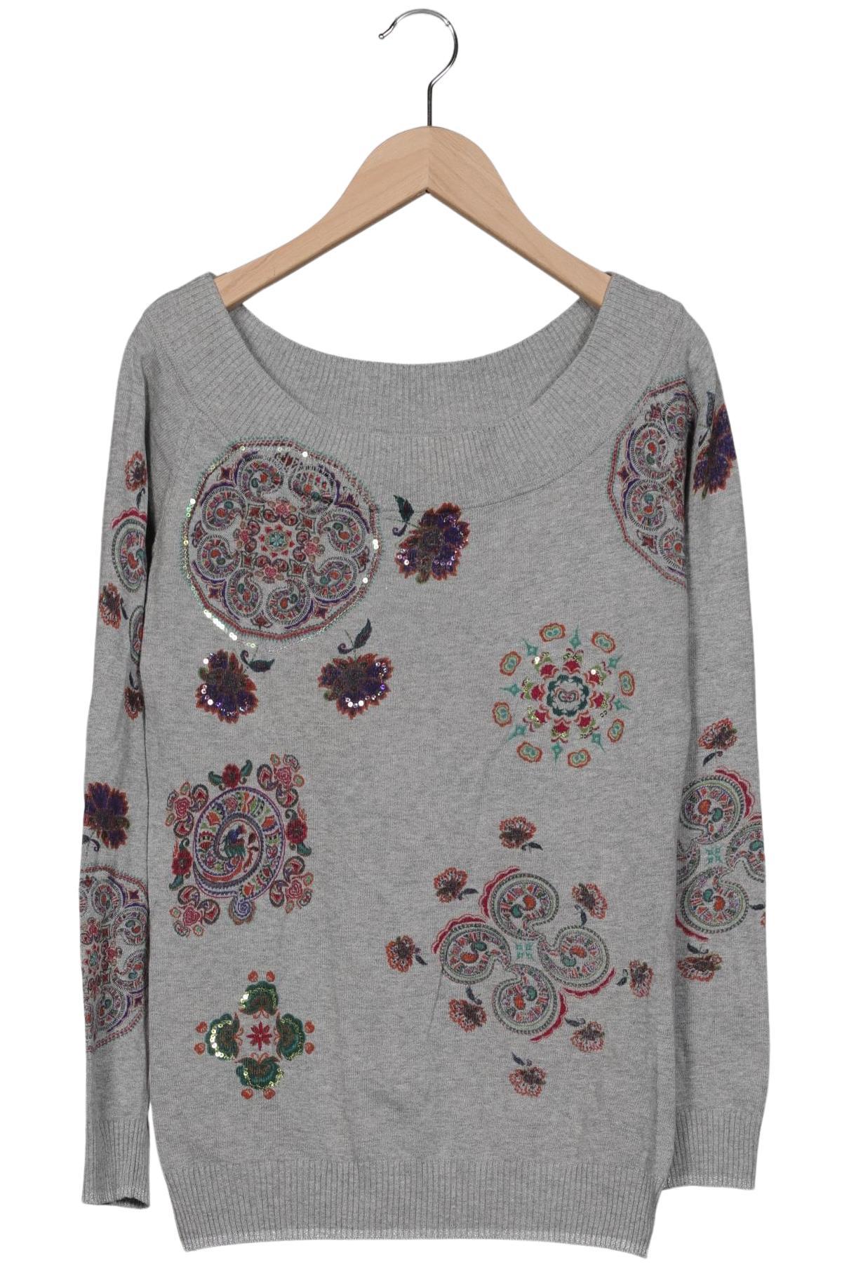 

Desigual Damen Pullover, grau, Gr. 38