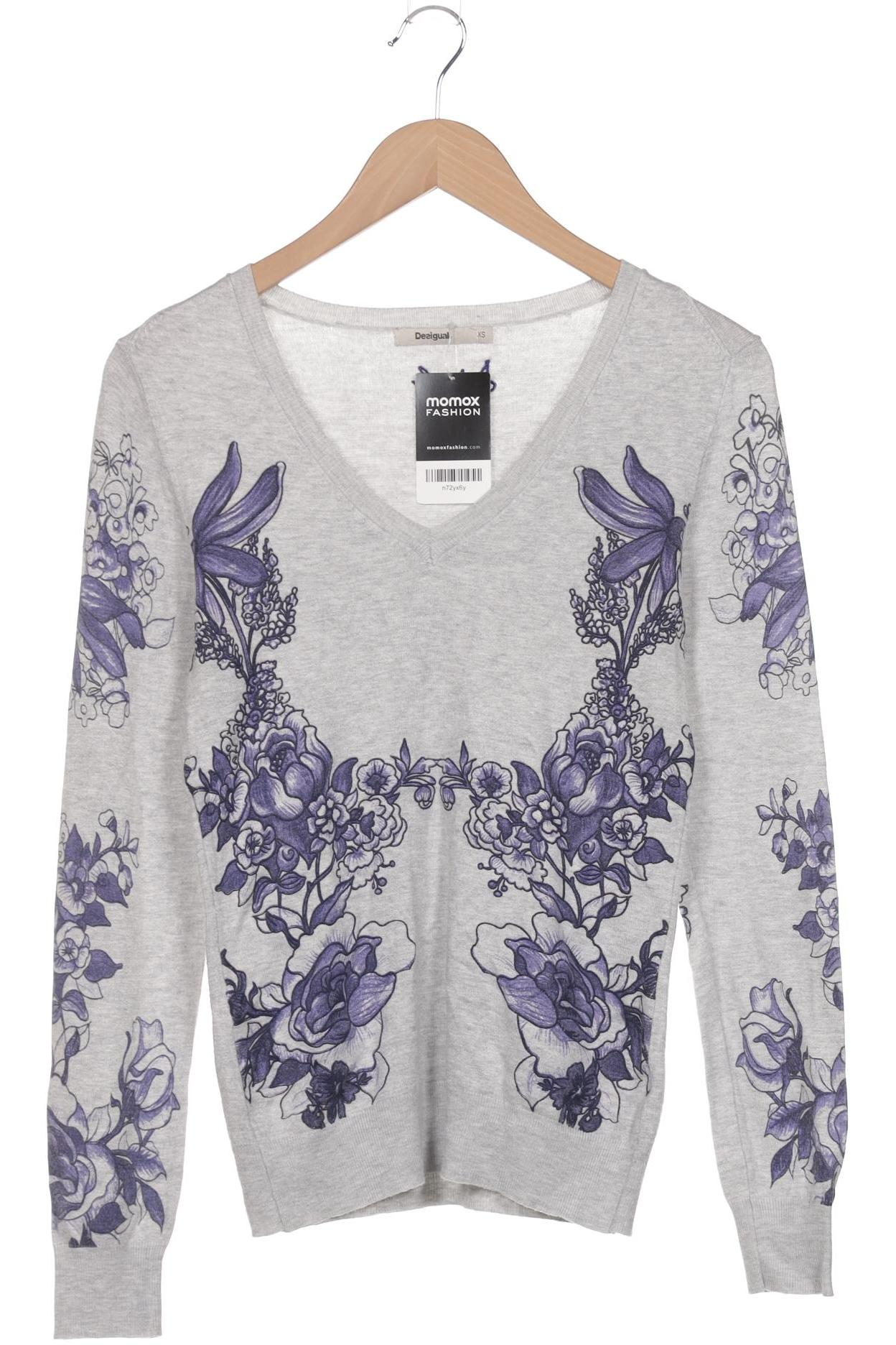 

Desigual Damen Pullover, grau, Gr. 34