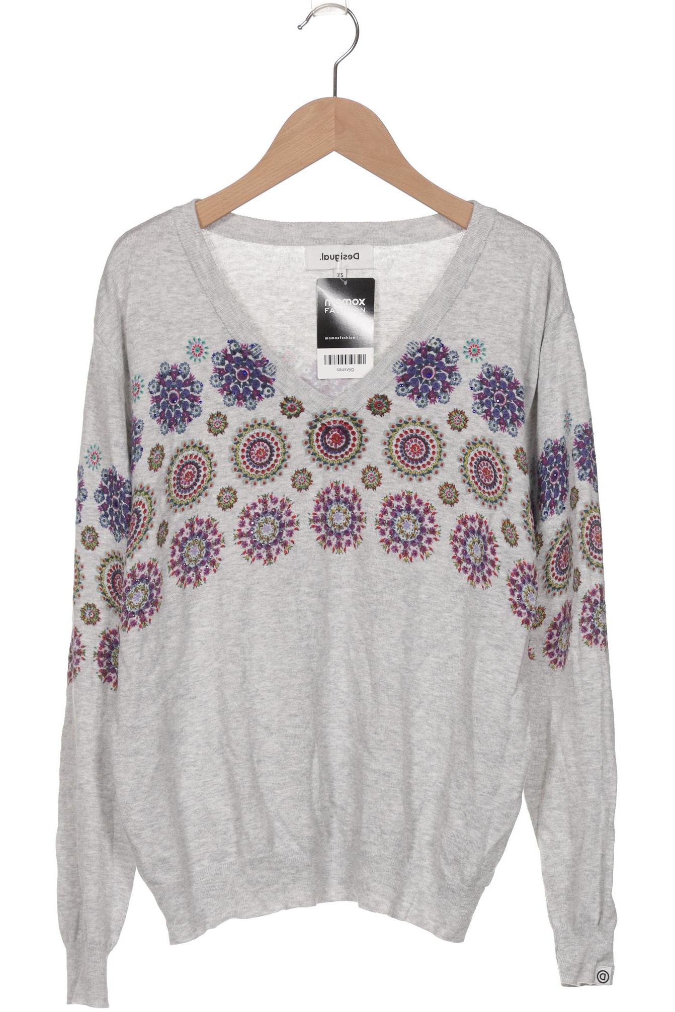 

Desigual Damen Pullover, grau, Gr. 34