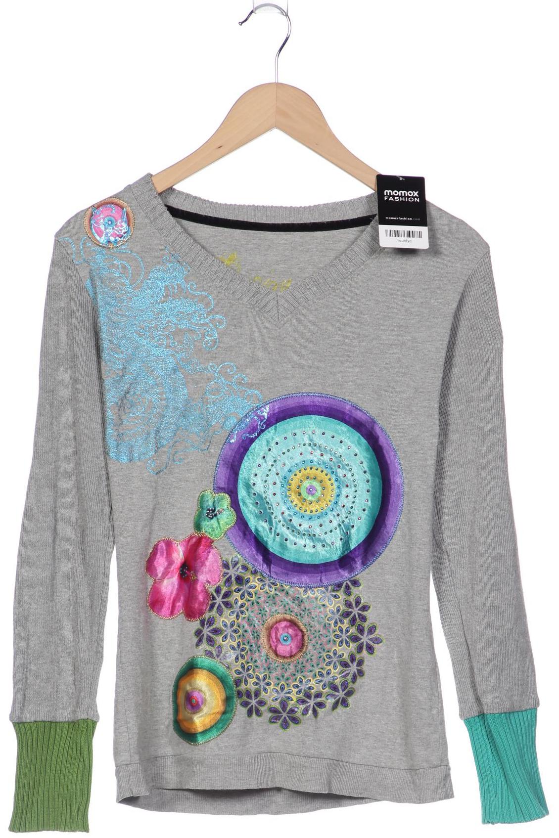 

Desigual Damen Pullover, grau, Gr. 38