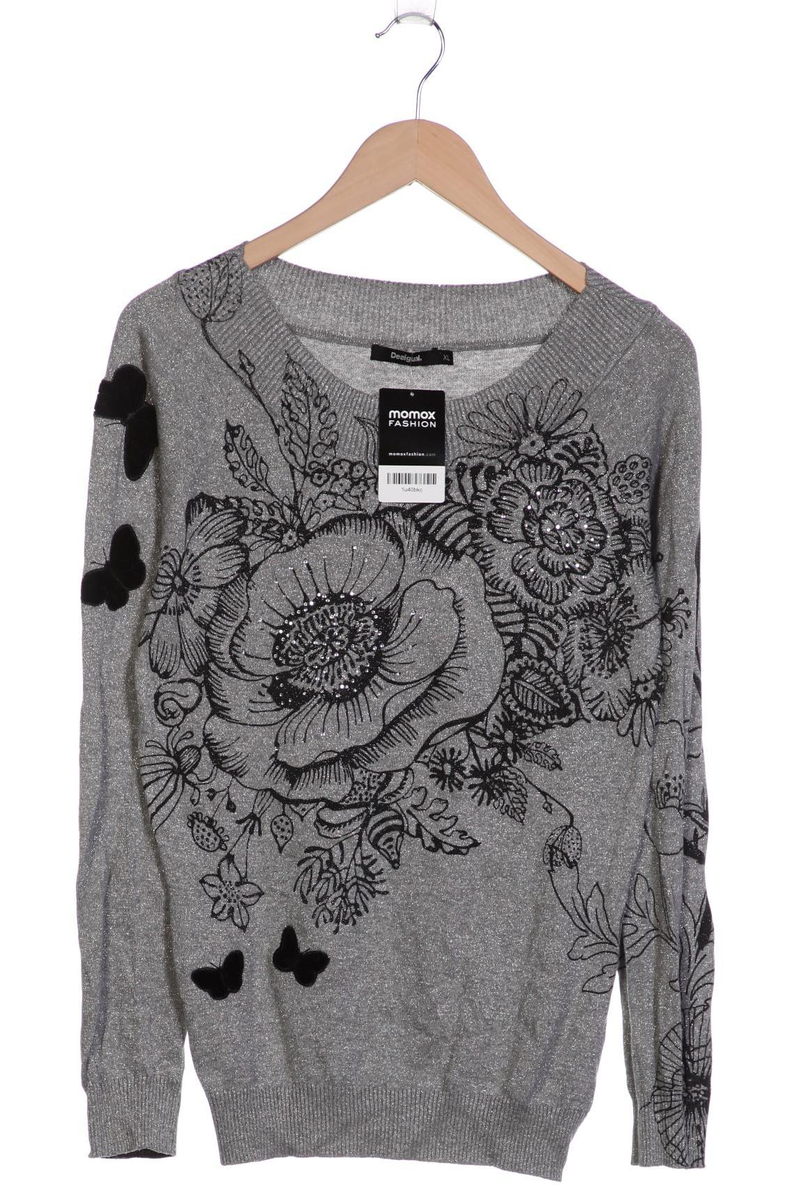 

Desigual Damen Pullover, grau, Gr. 44