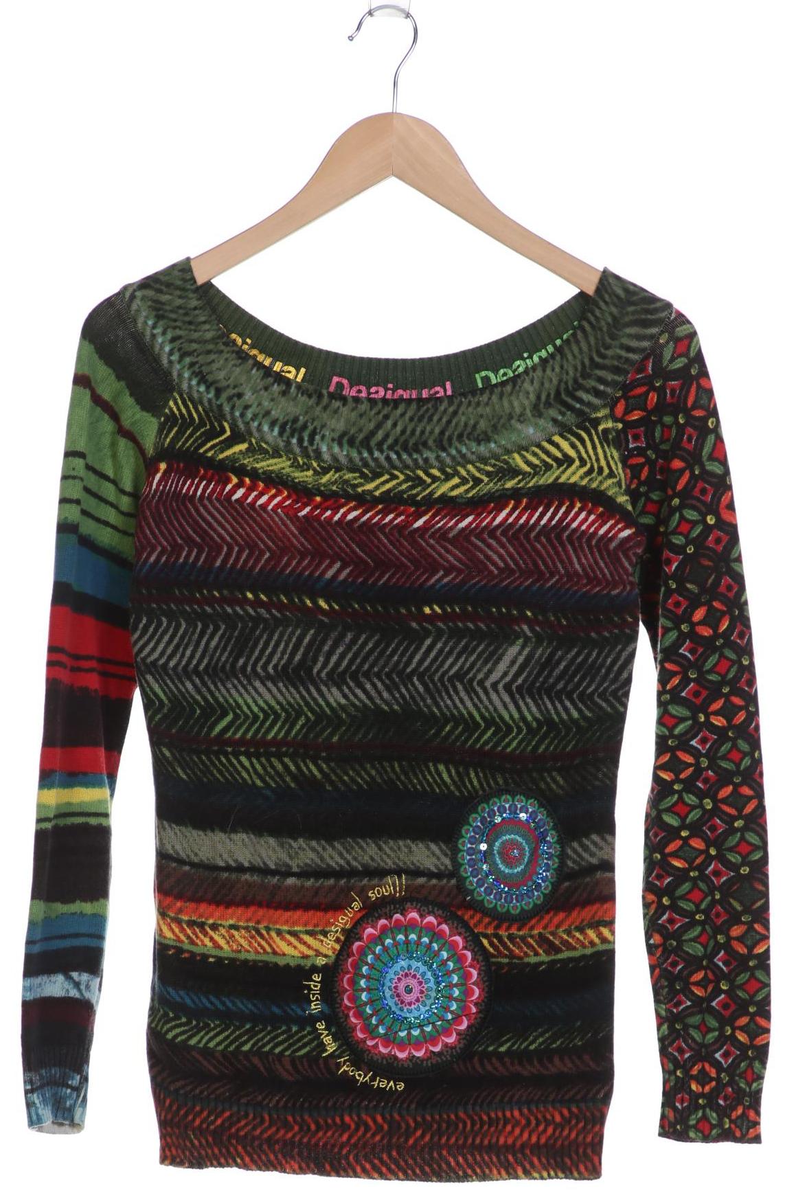 

Desigual Damen Pullover, grün, Gr. 36