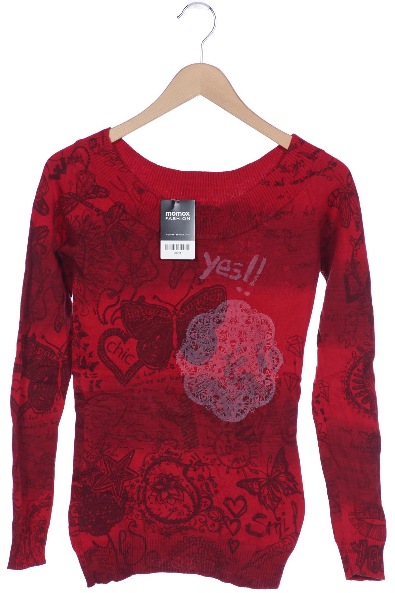 

Desigual Damen Pullover, rot, Gr. 36