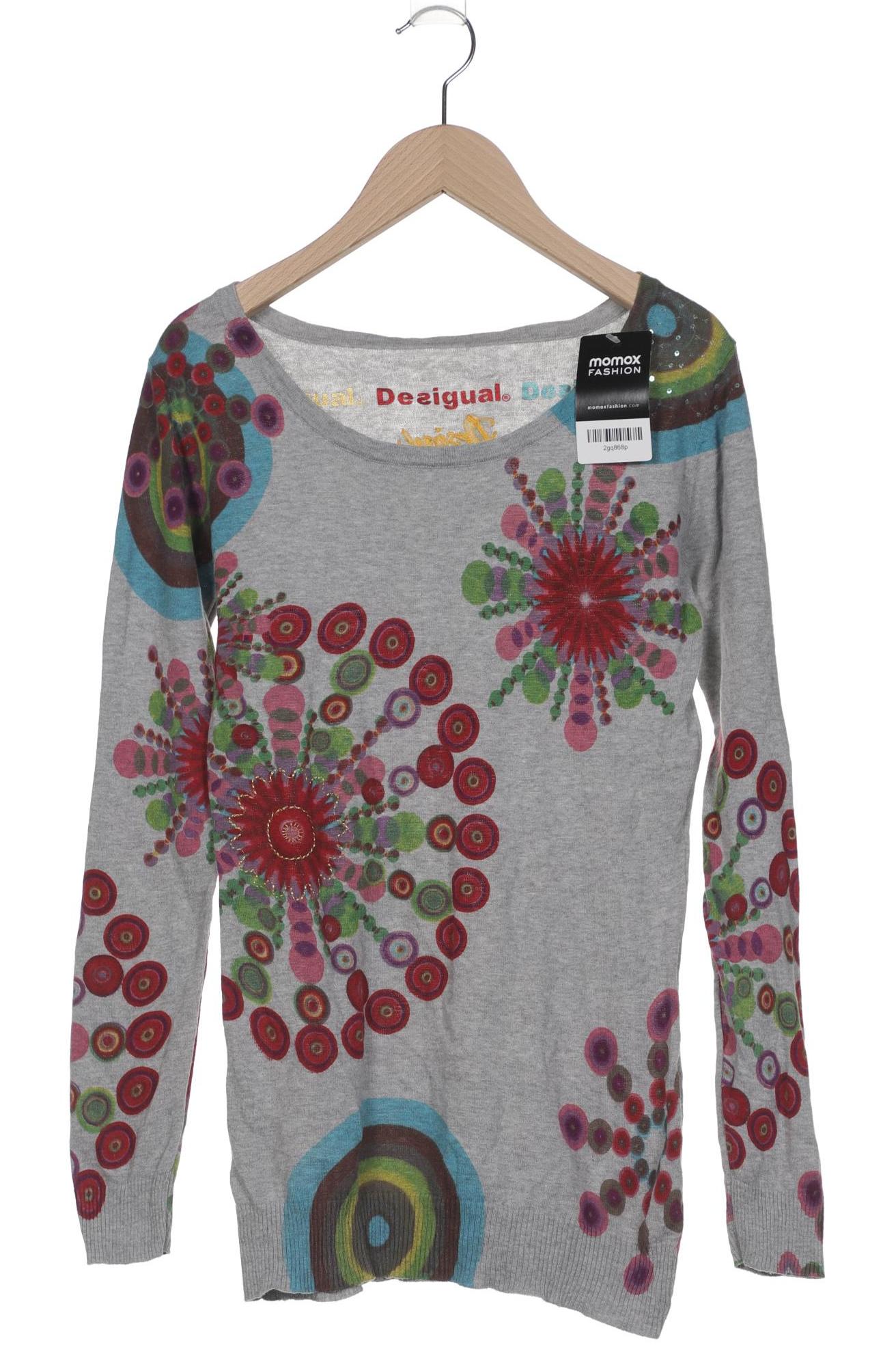 

Desigual Damen Pullover, grau, Gr. 38