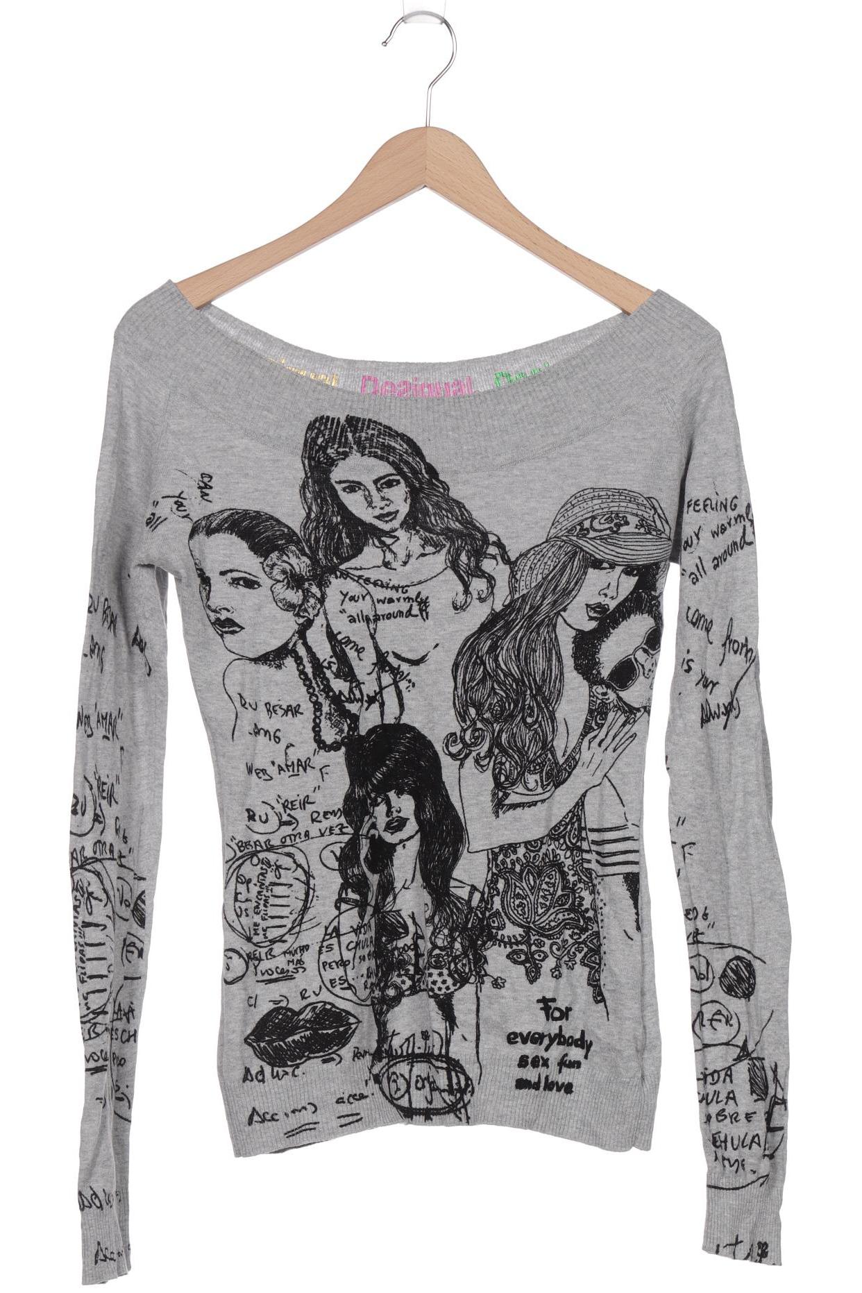 

Desigual Damen Pullover, grau
