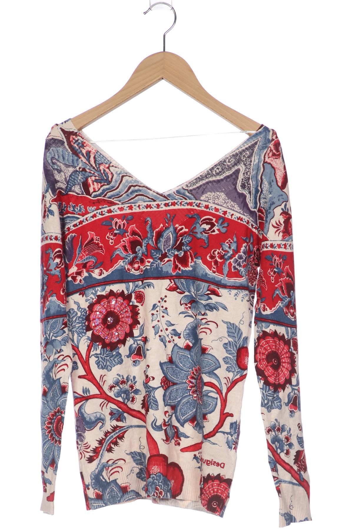 

Desigual Damen Pullover, blau, Gr. 34