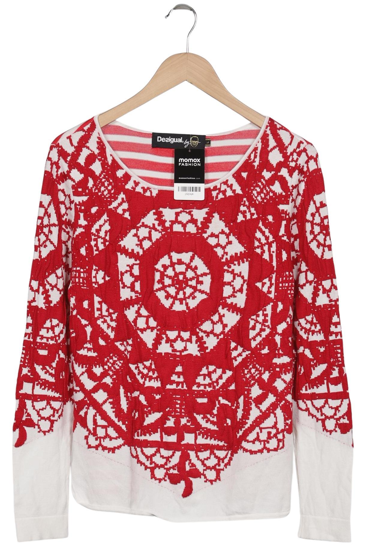 

Desigual Damen Pullover, rot, Gr. 42