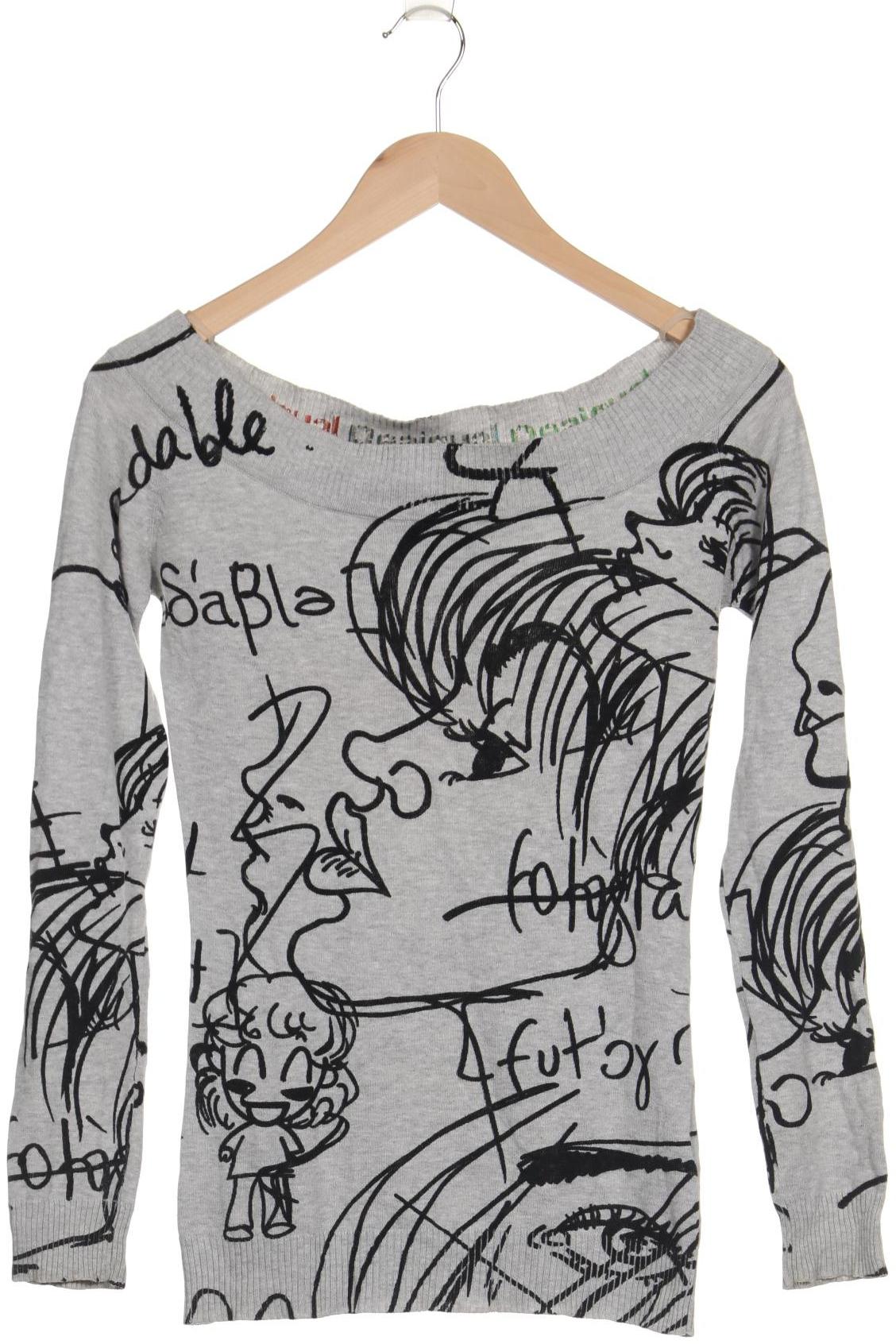 

Desigual Damen Pullover, grau, Gr. 36